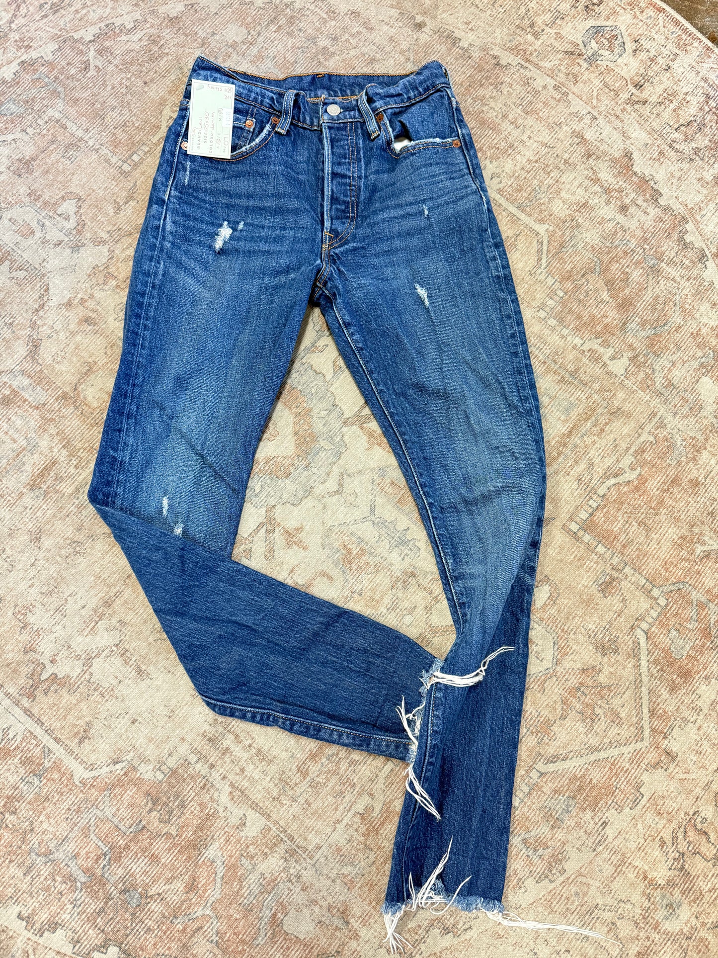 Levi 501 Skinny HR Jeans (25x30)