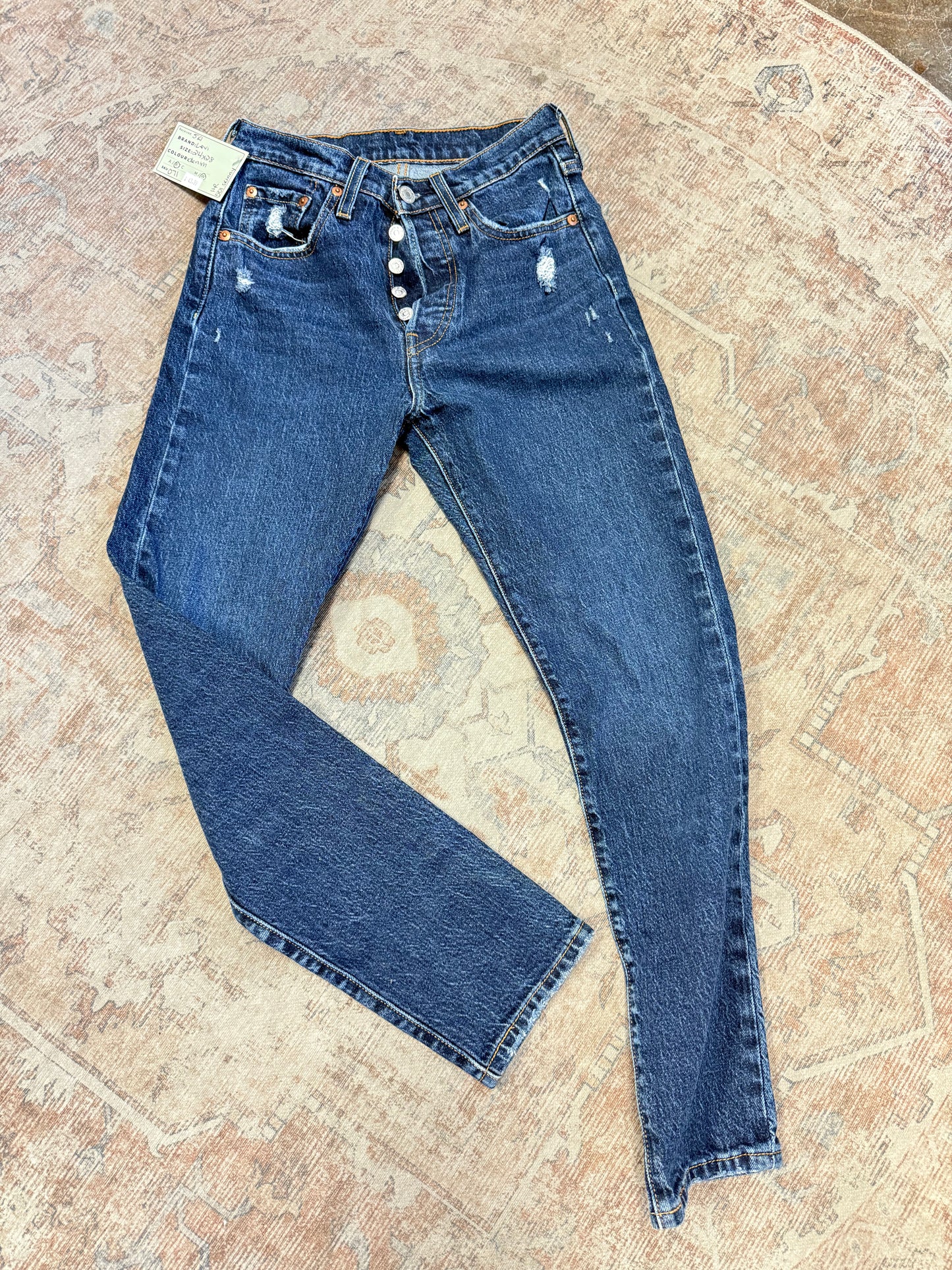 Levi 501 Skinny HR Jeans (24x28)