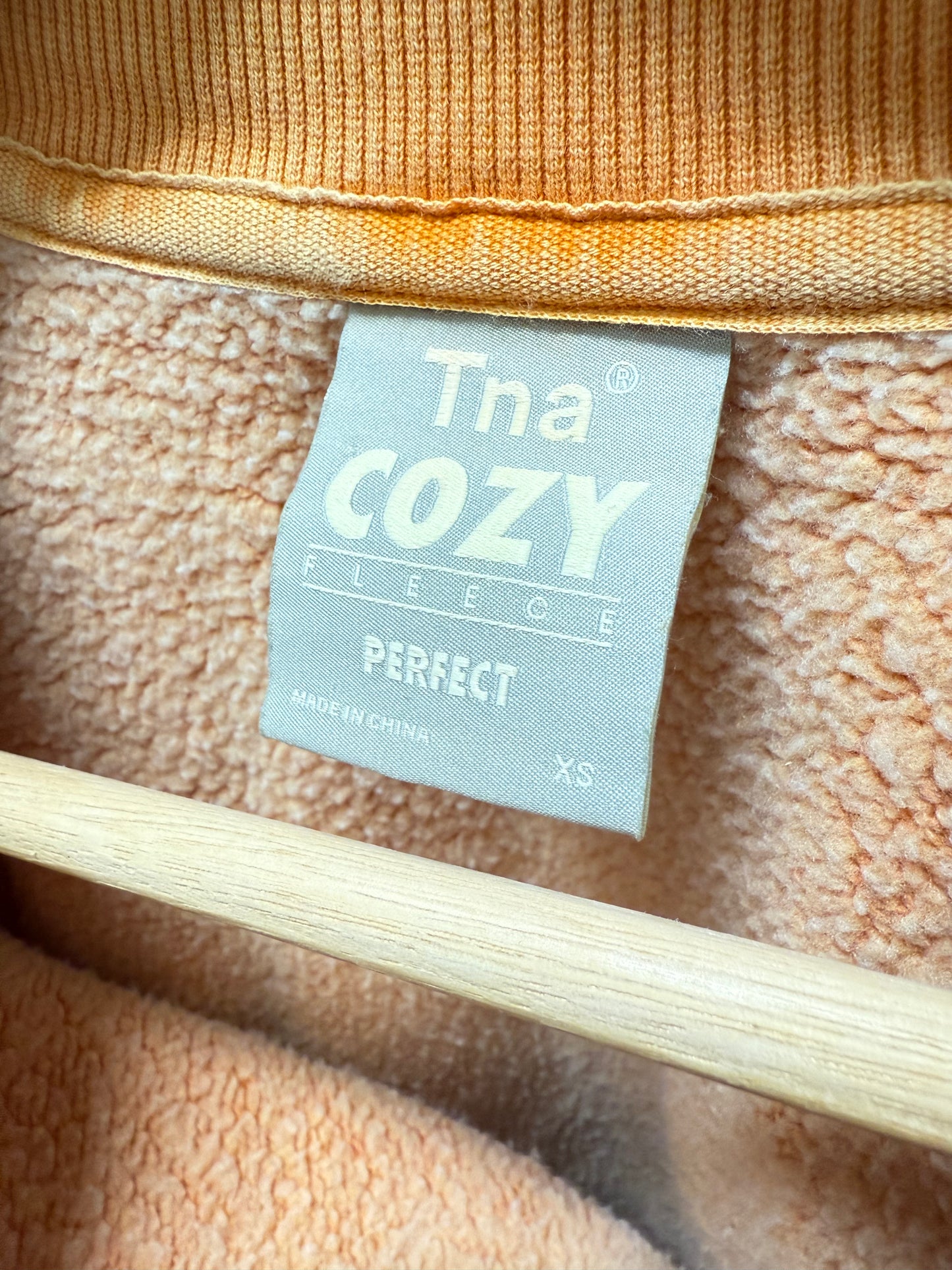 Aritzia TNA Cozyfleece Perfect Cropped Crew (XS)