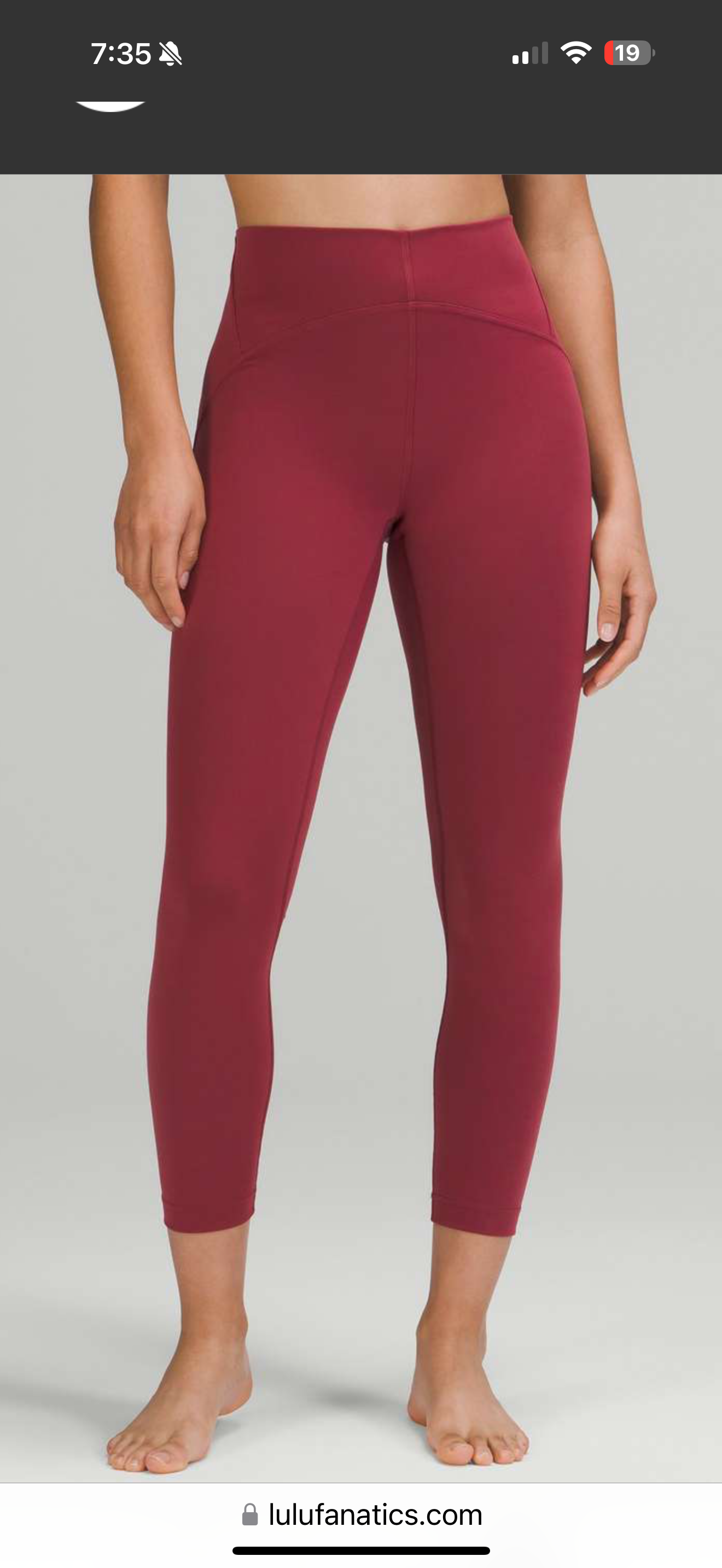 Lululemon Instill HR Tight 25” (14)