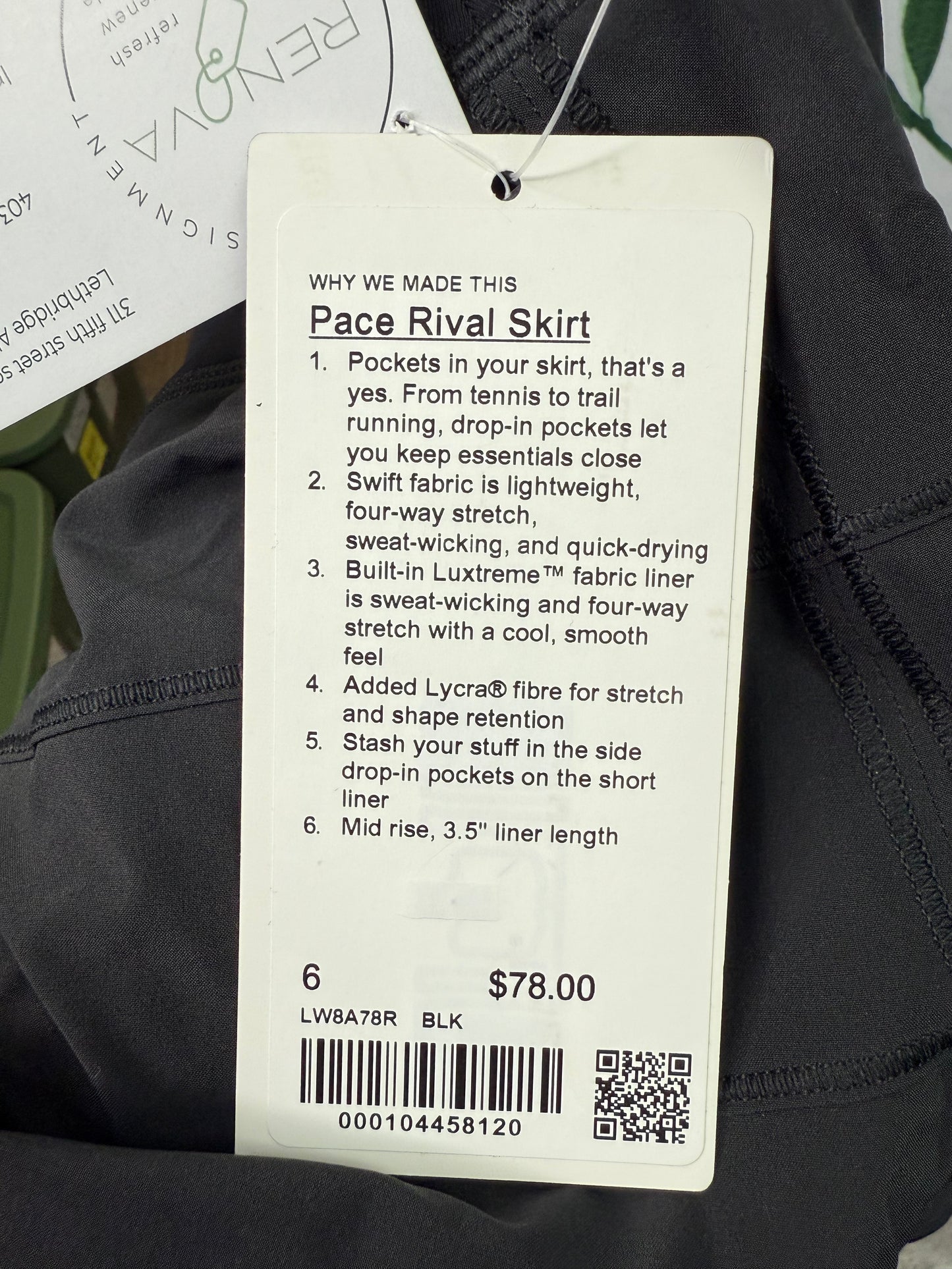 Lululemon Pace Rival Skirt (6)