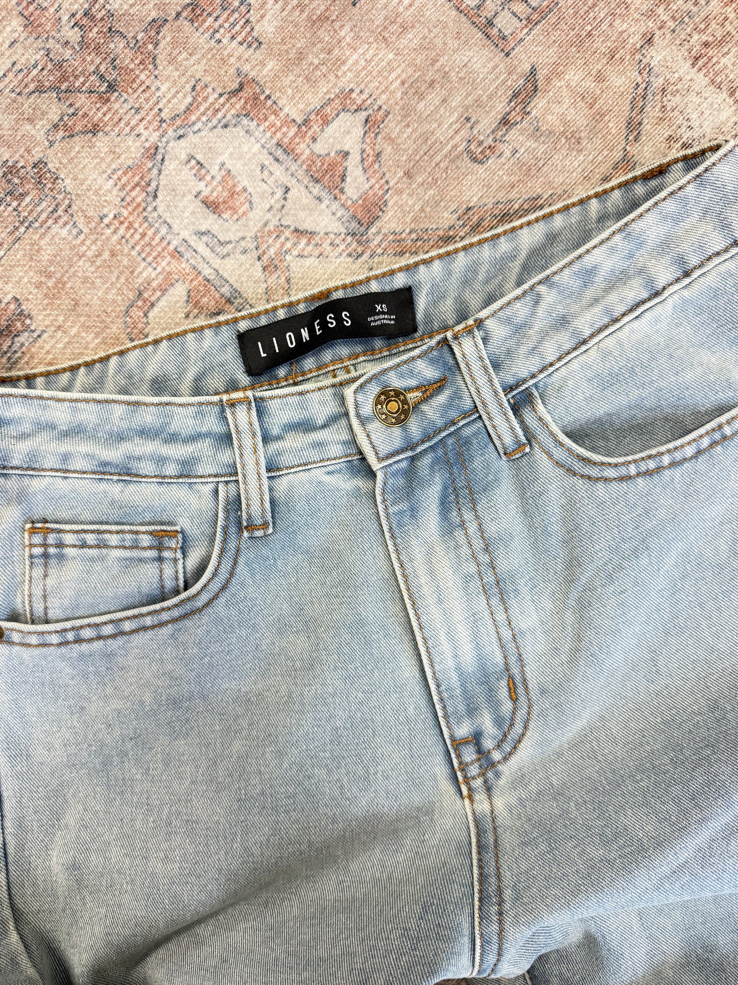 Lioness Split Hem HR Jeans (XS)