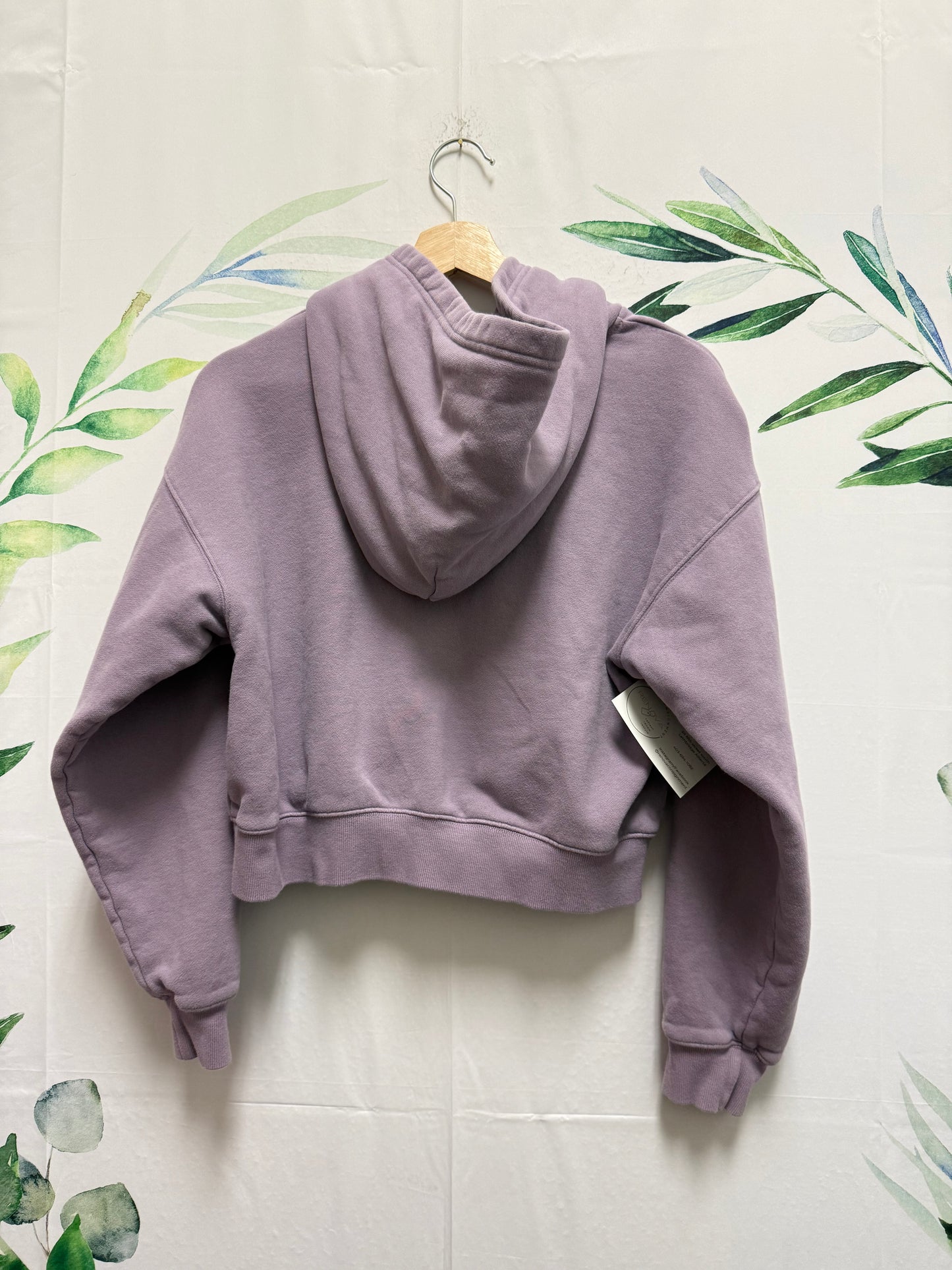 TNA CozyFleece Cropped Zip Up (M)