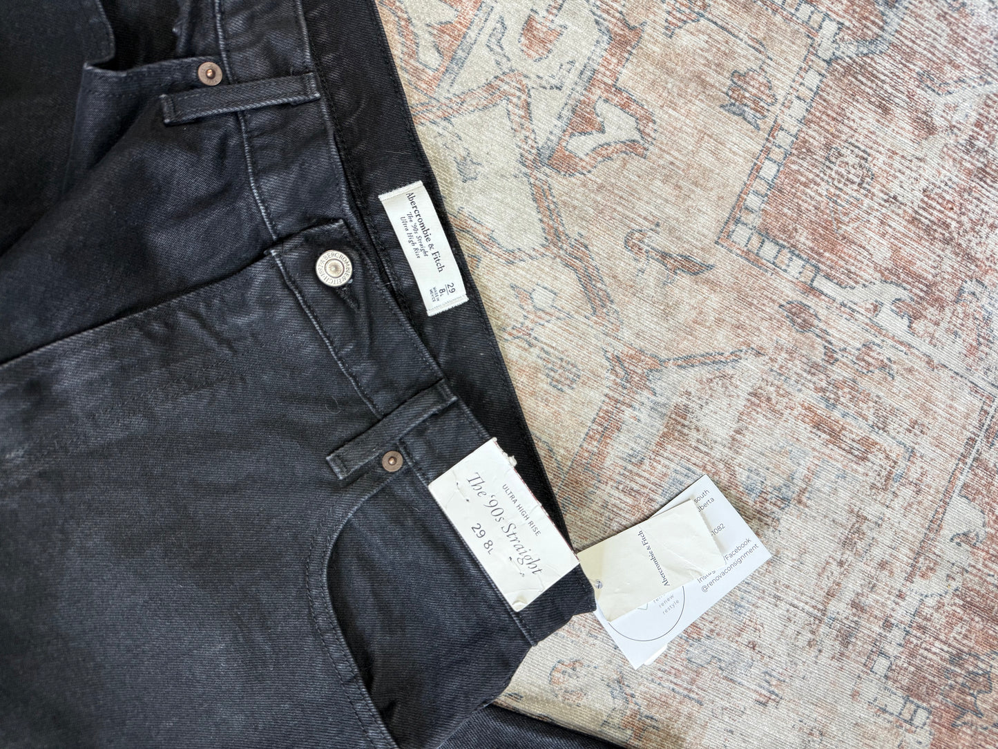 Abercrombie ‘90s Straight UHR Jeans (29x33)