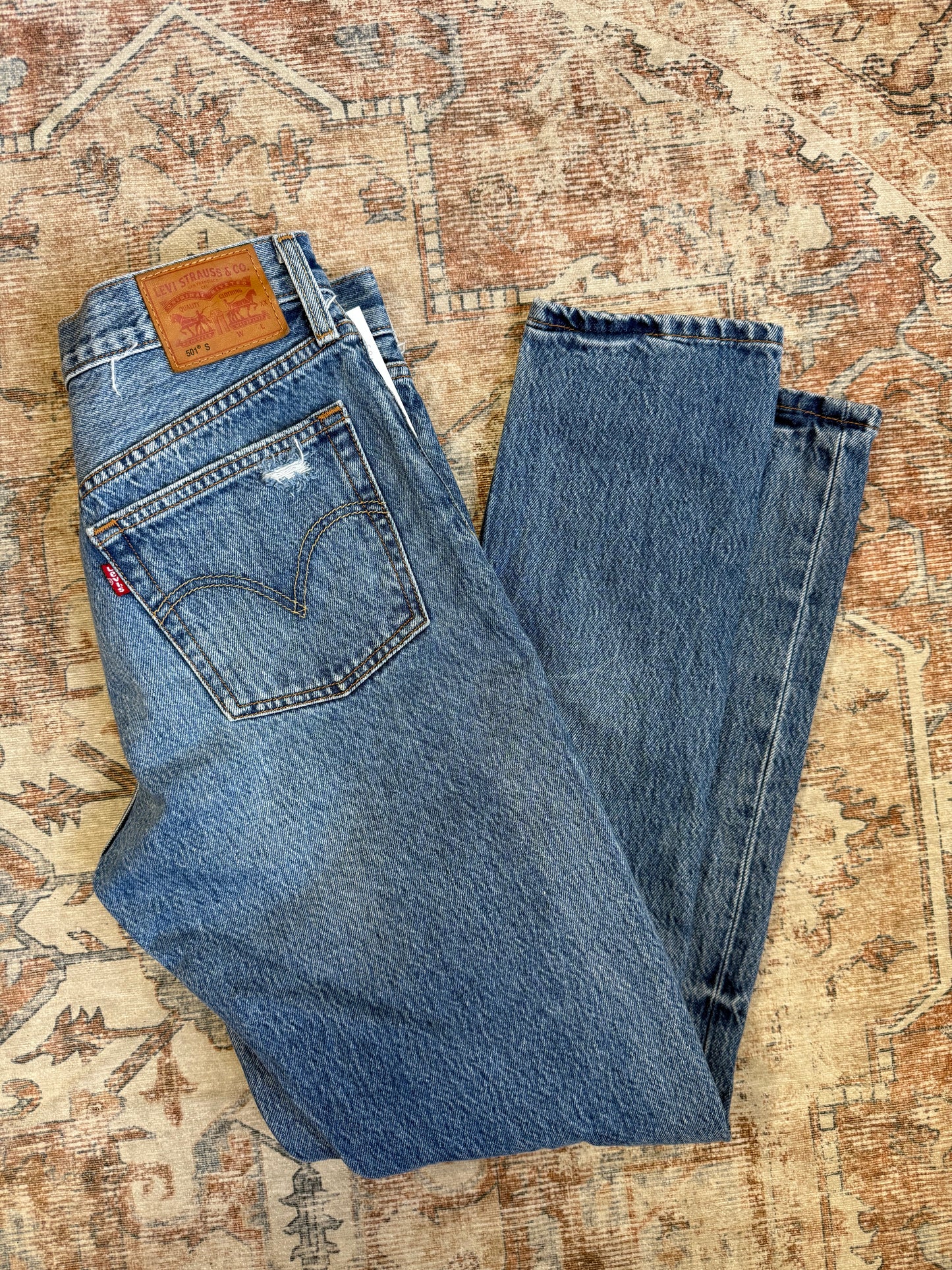 Levi 501 Skinny HR Jeans (27x32)