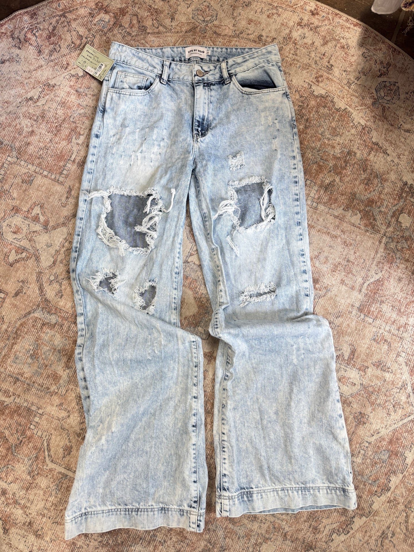 Uniq BF Wide Leg HR Jeans (3x32”)