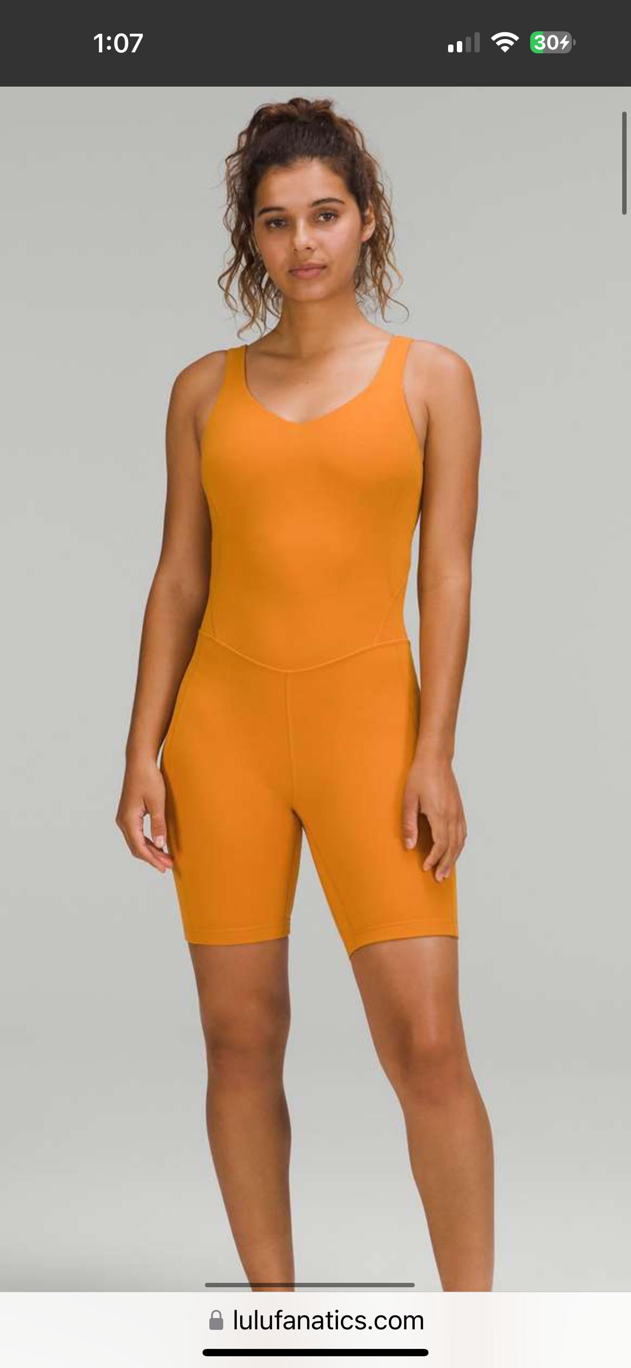 Lululemon Align Bodysuit 8” (2) (10) (12)