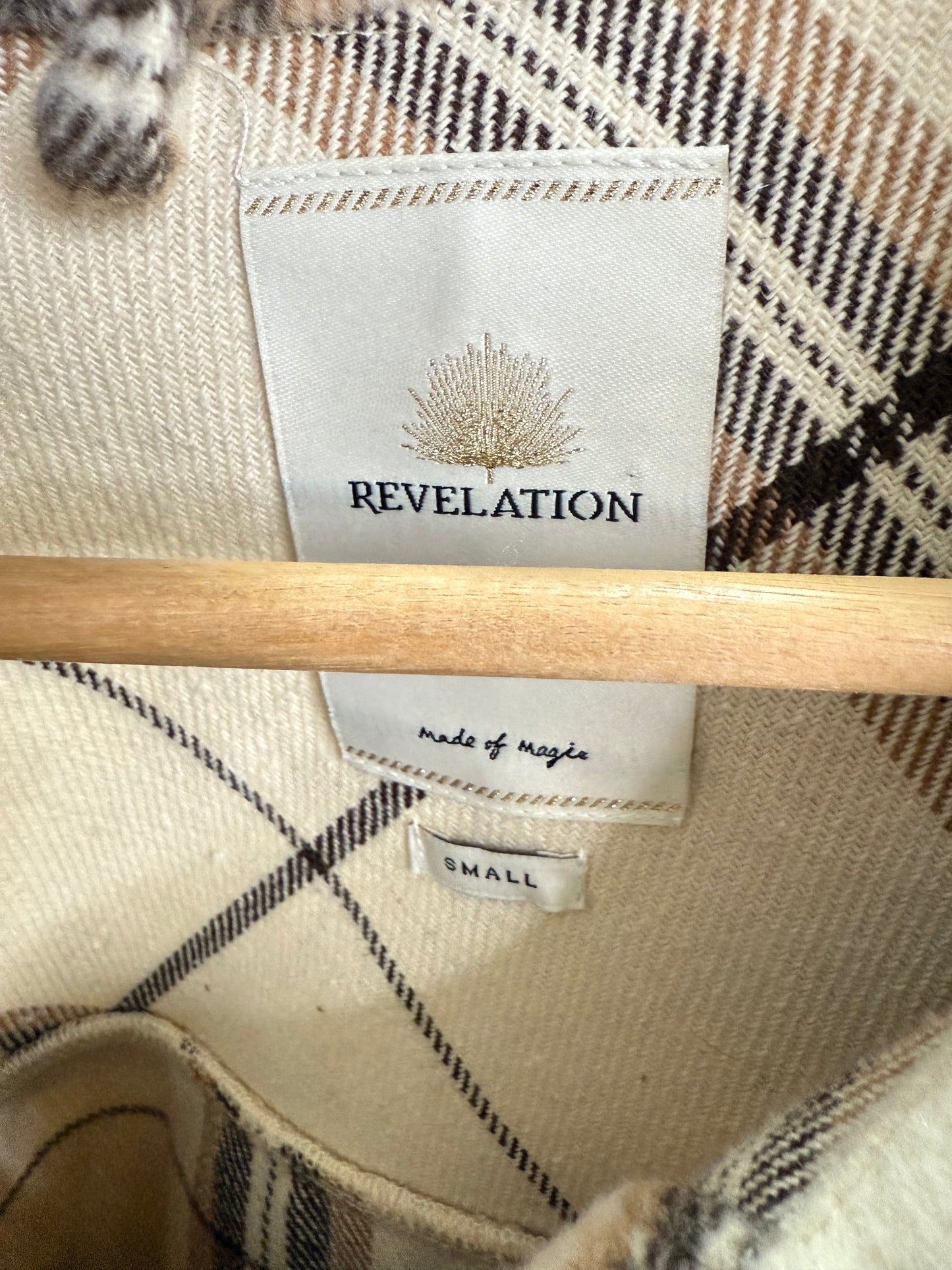Revelation Fringed Flannel Shacket (S)