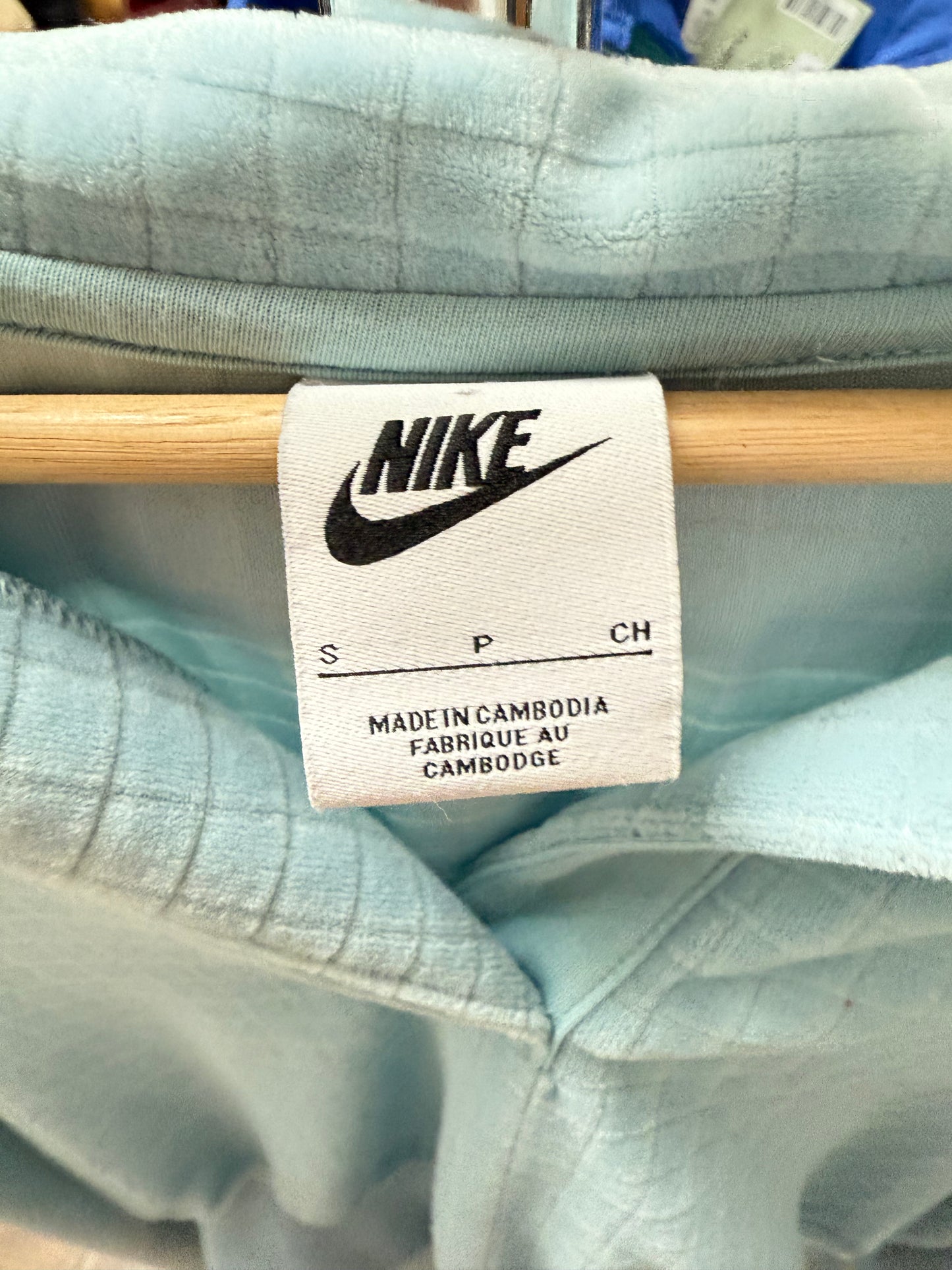Nike Velour Polo Sweatshirt (S)