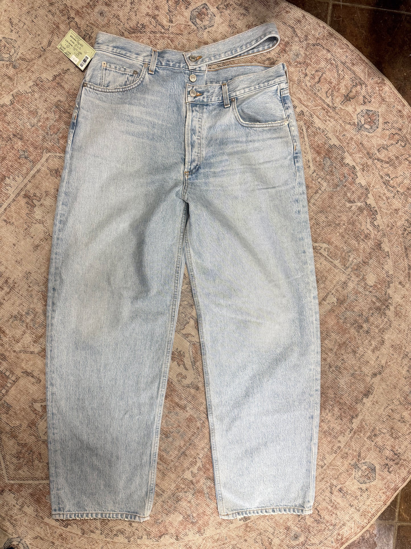 Agolde Broken Waistband HR Jeans (31x31)