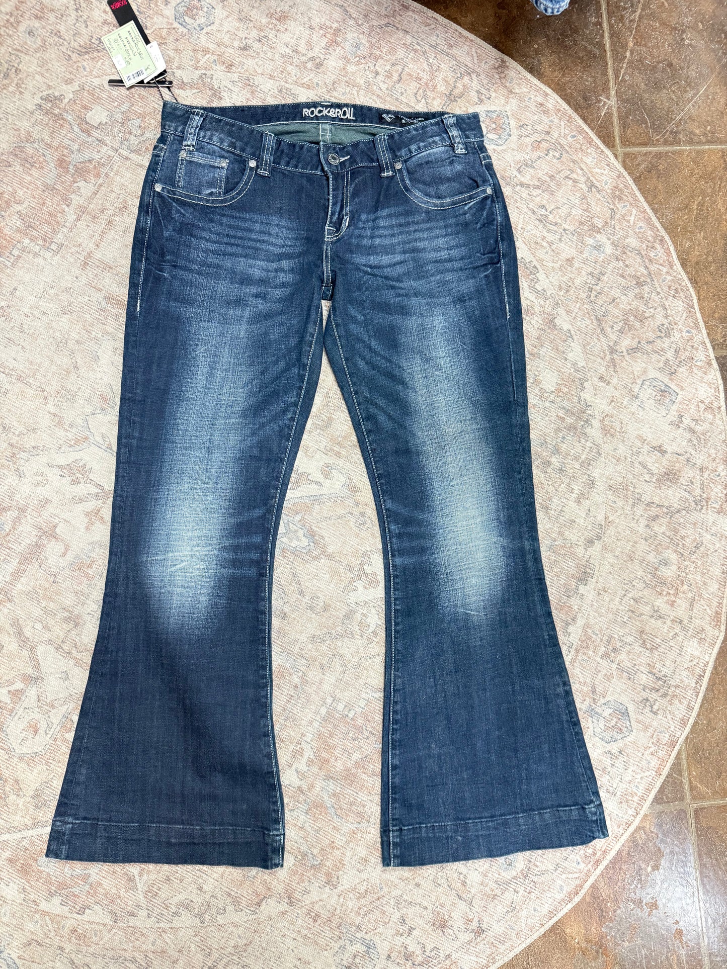 Rock & Roll Trouser Boot Cut Jeans (33x32)