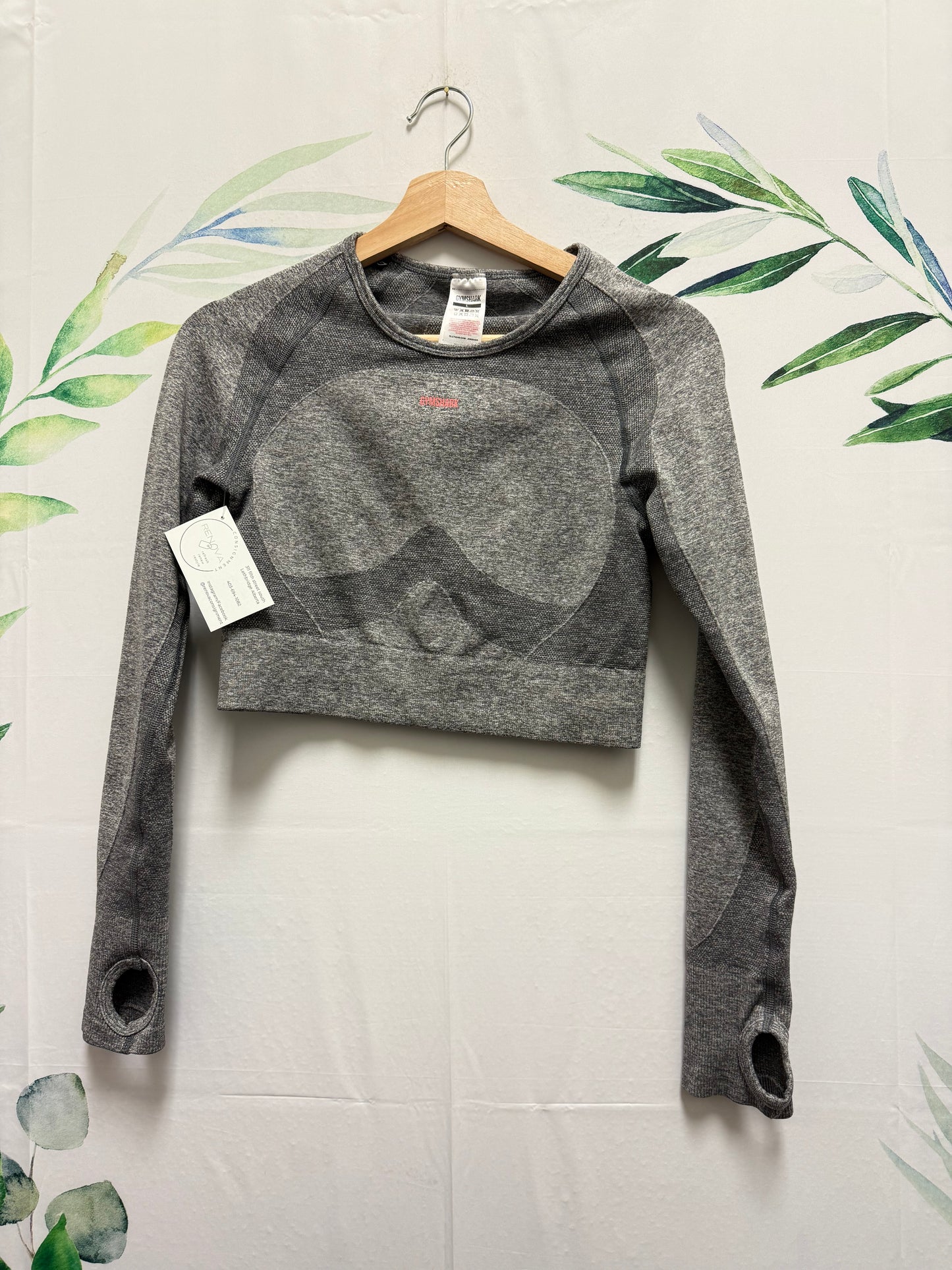 Gymshark Seamless Cropped Longsleeve (L)