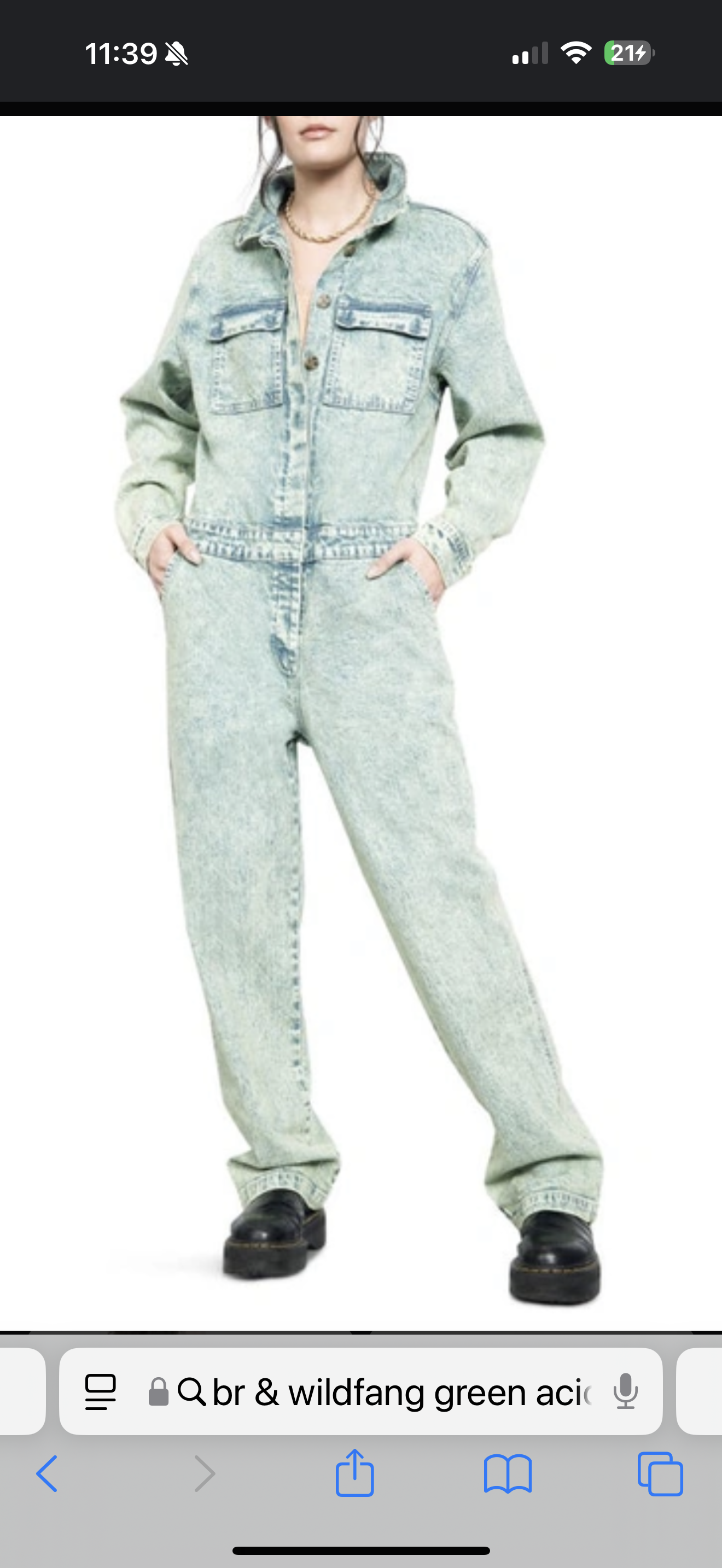 BP & Wildfang Acid Jumpsuit (S)