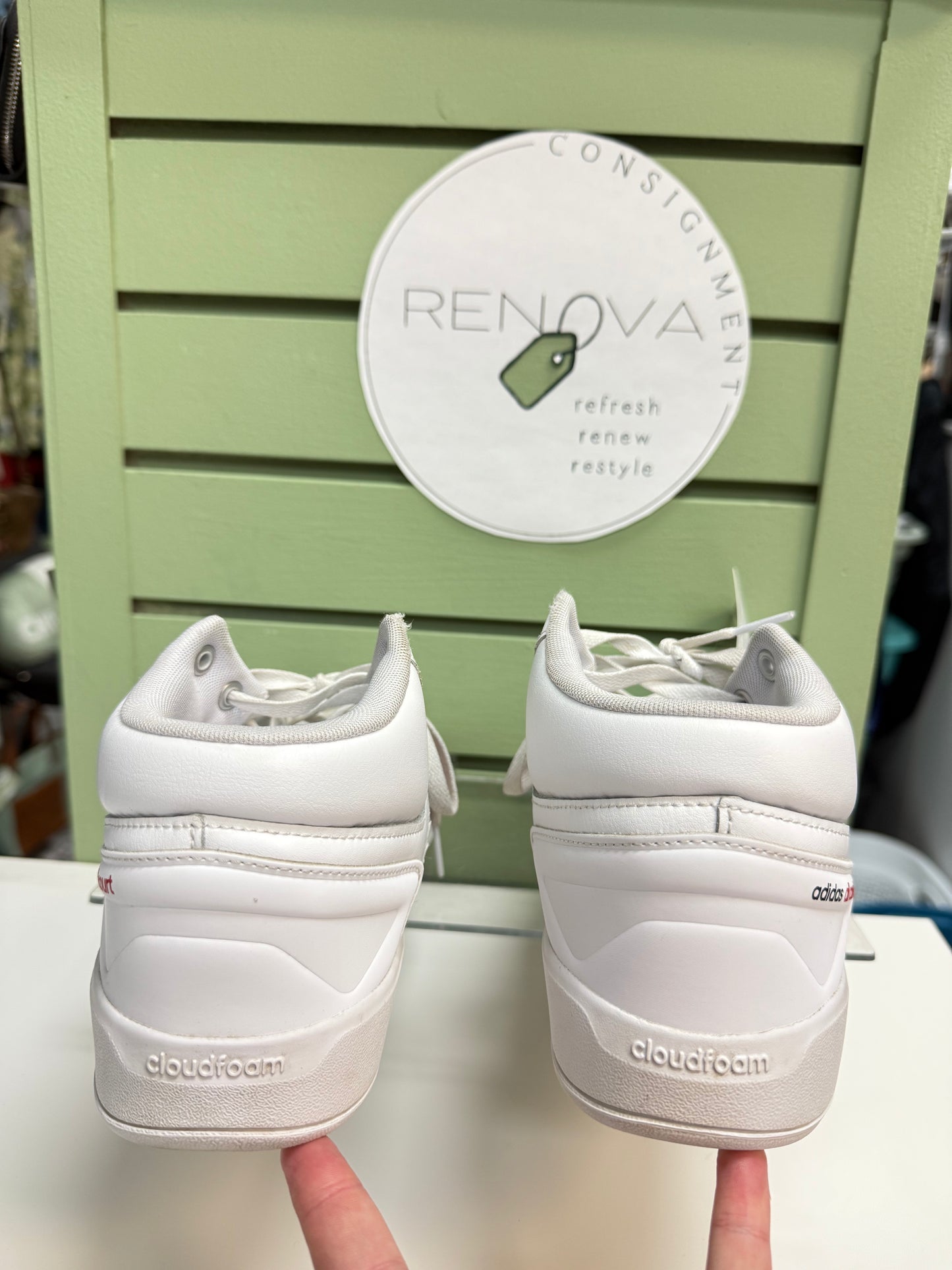 Adidas All Court Mid Sneakers (Mens 8/Womens 9)