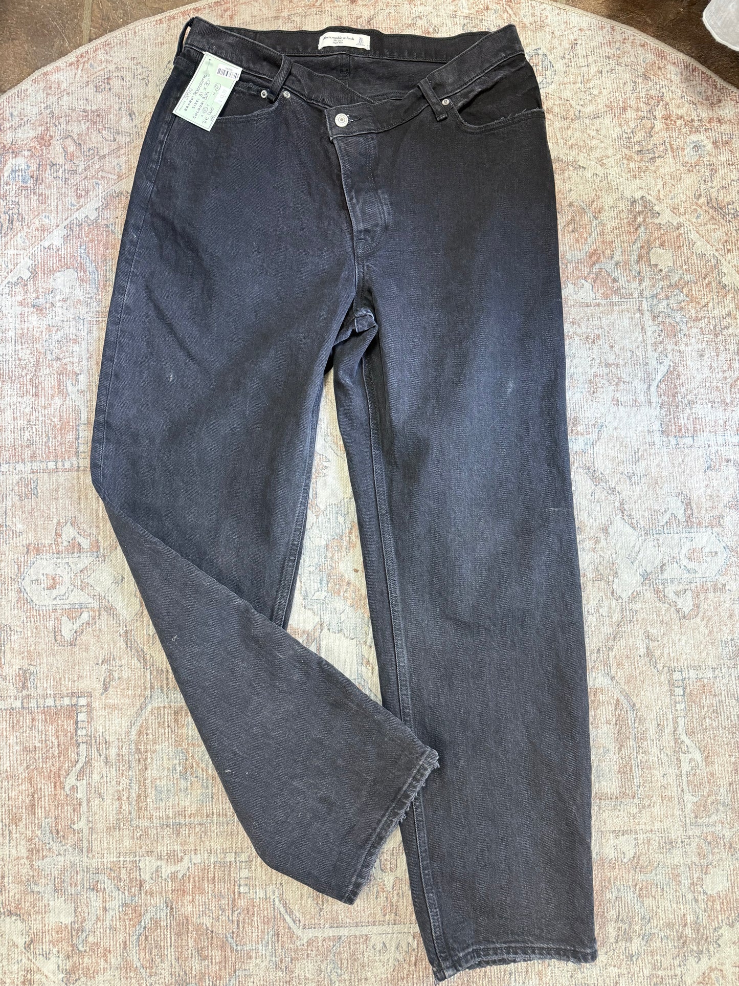 Abercrombie Dad Cross Waist HR Jeans (31x30)