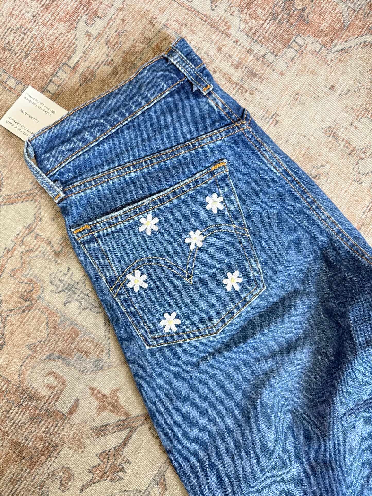 Levi HR 501 Daisy Jeans (25x26)