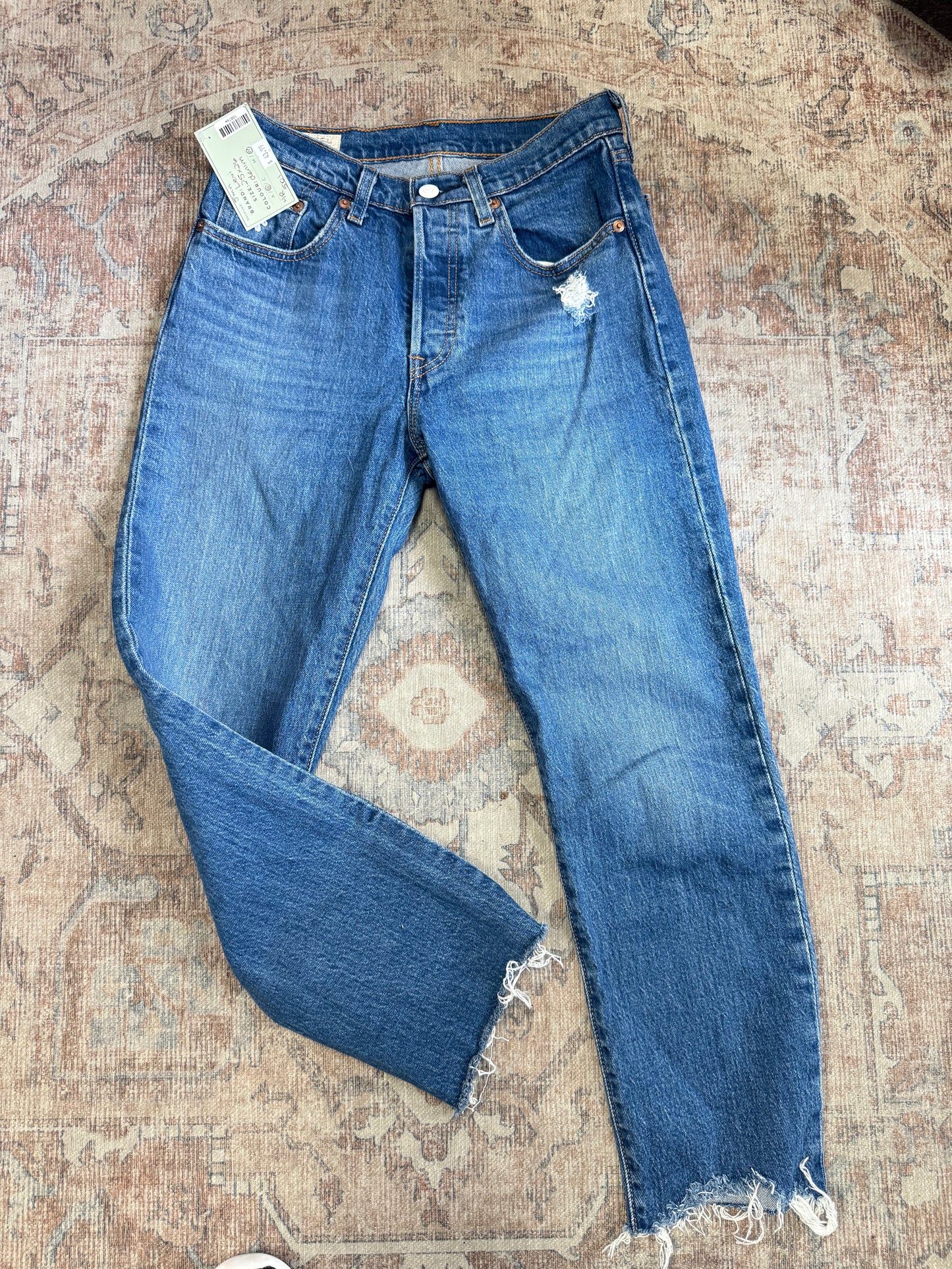 Levi HR 501 Daisy Jeans (25x26)