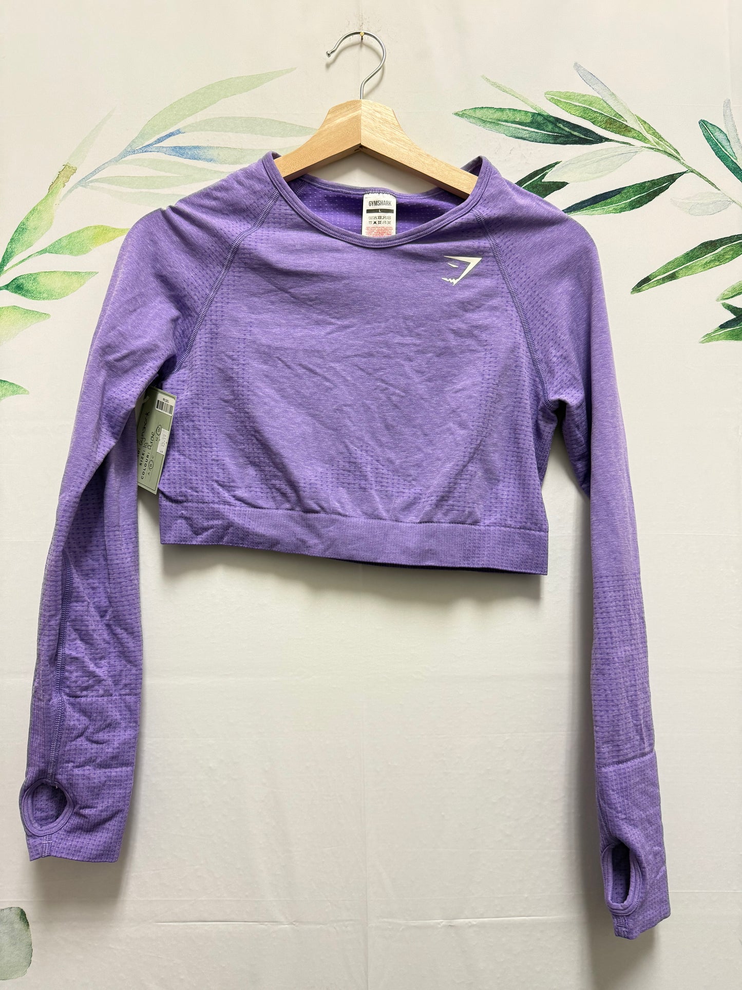 Gymshark Seamless Cropped Longsleeve (L)