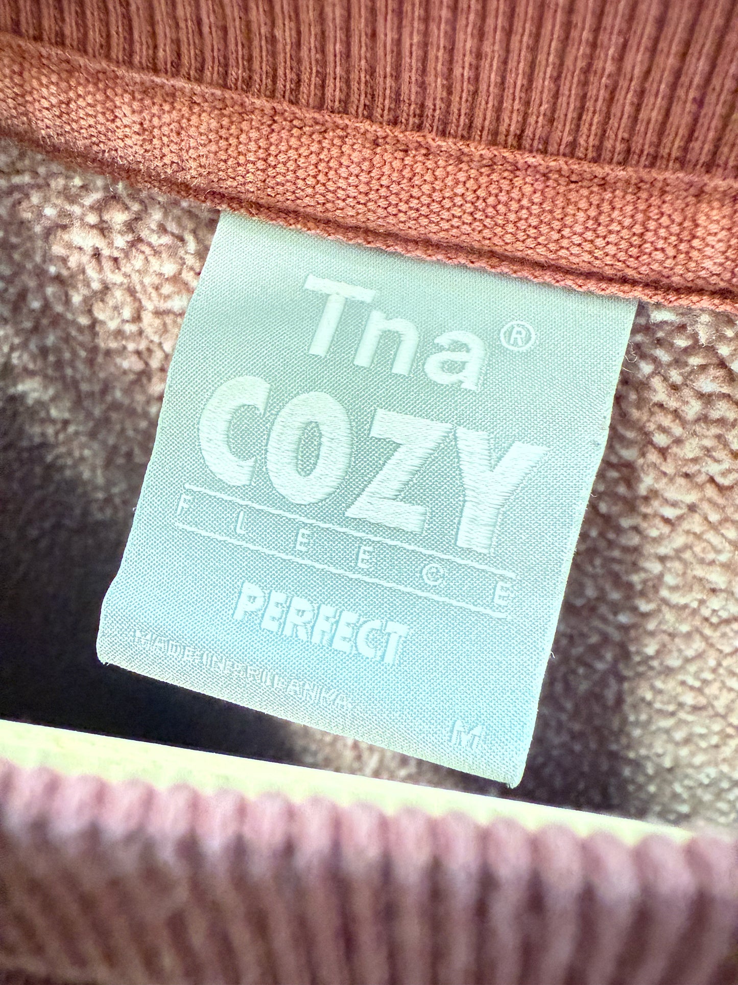 Aritzia TNA Cozyfleece Perfect Crewneck (M)