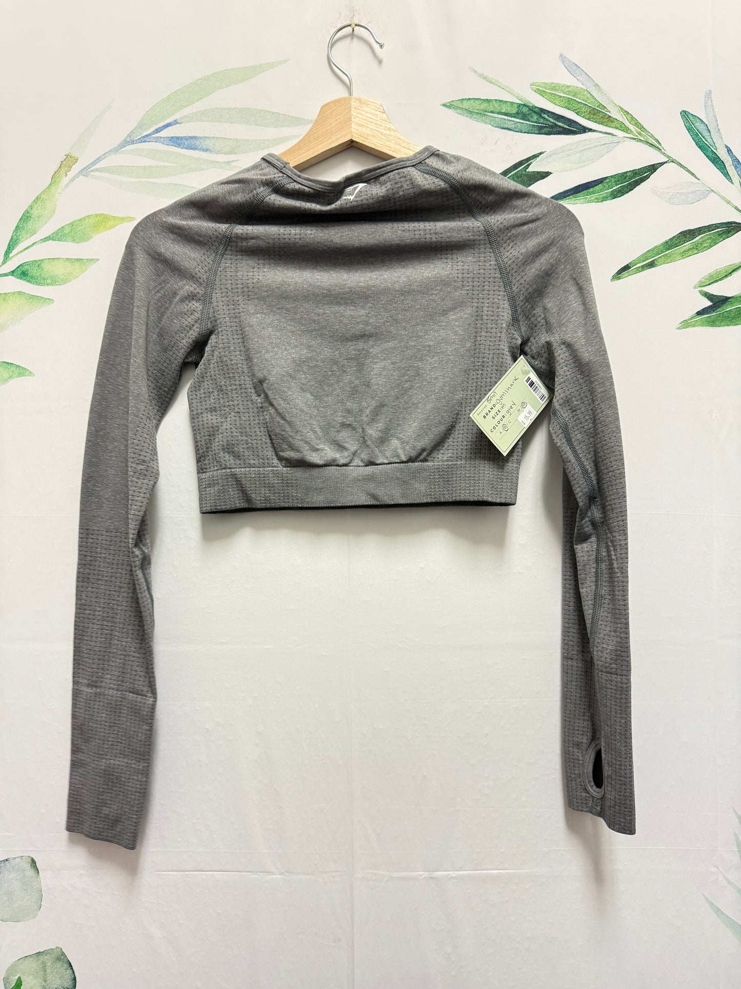 Gymshark Seamless Cropped Longsleeve (M)