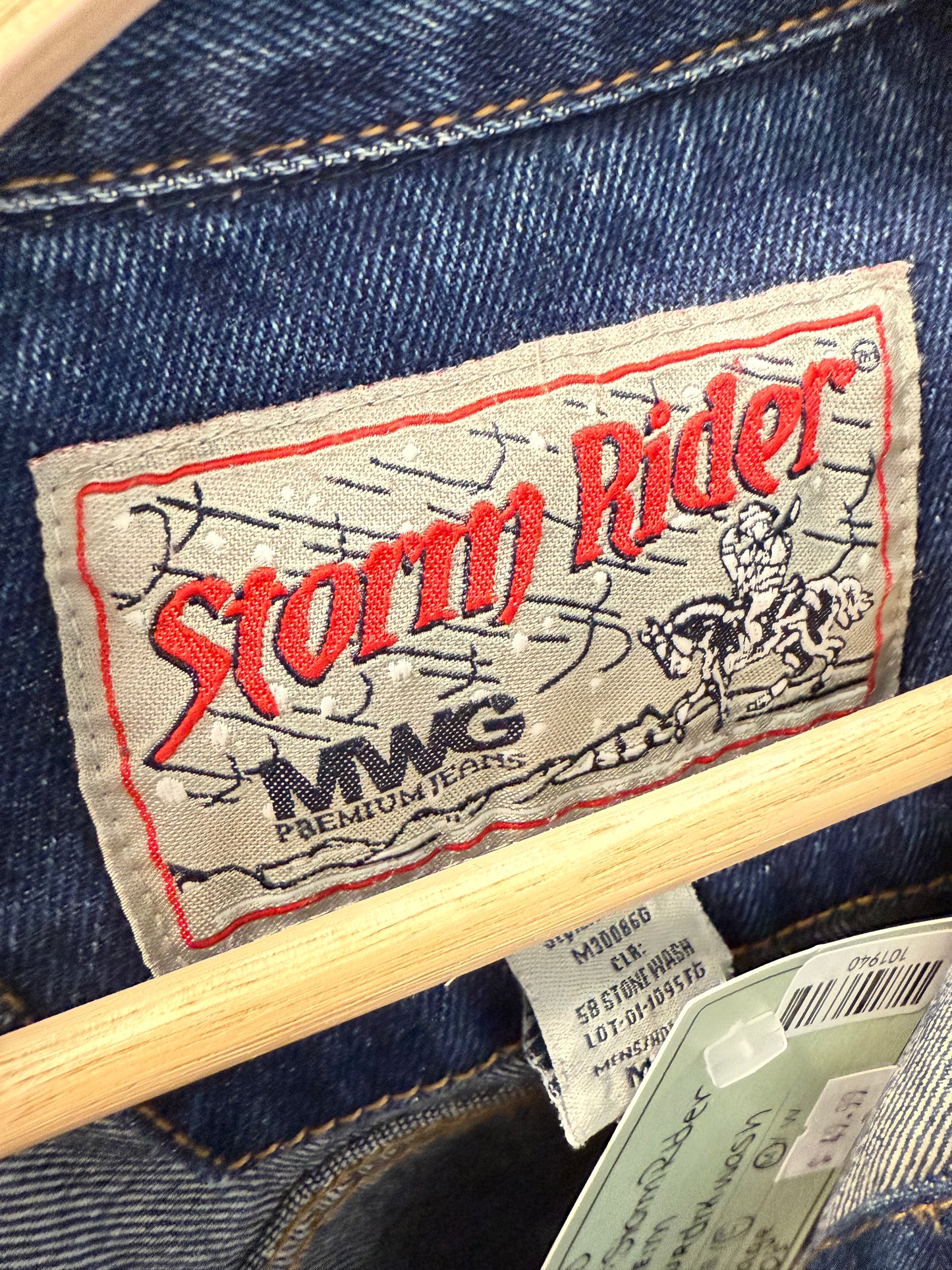 Storm Rider Vintage ‘90s Denim Jacket (M)