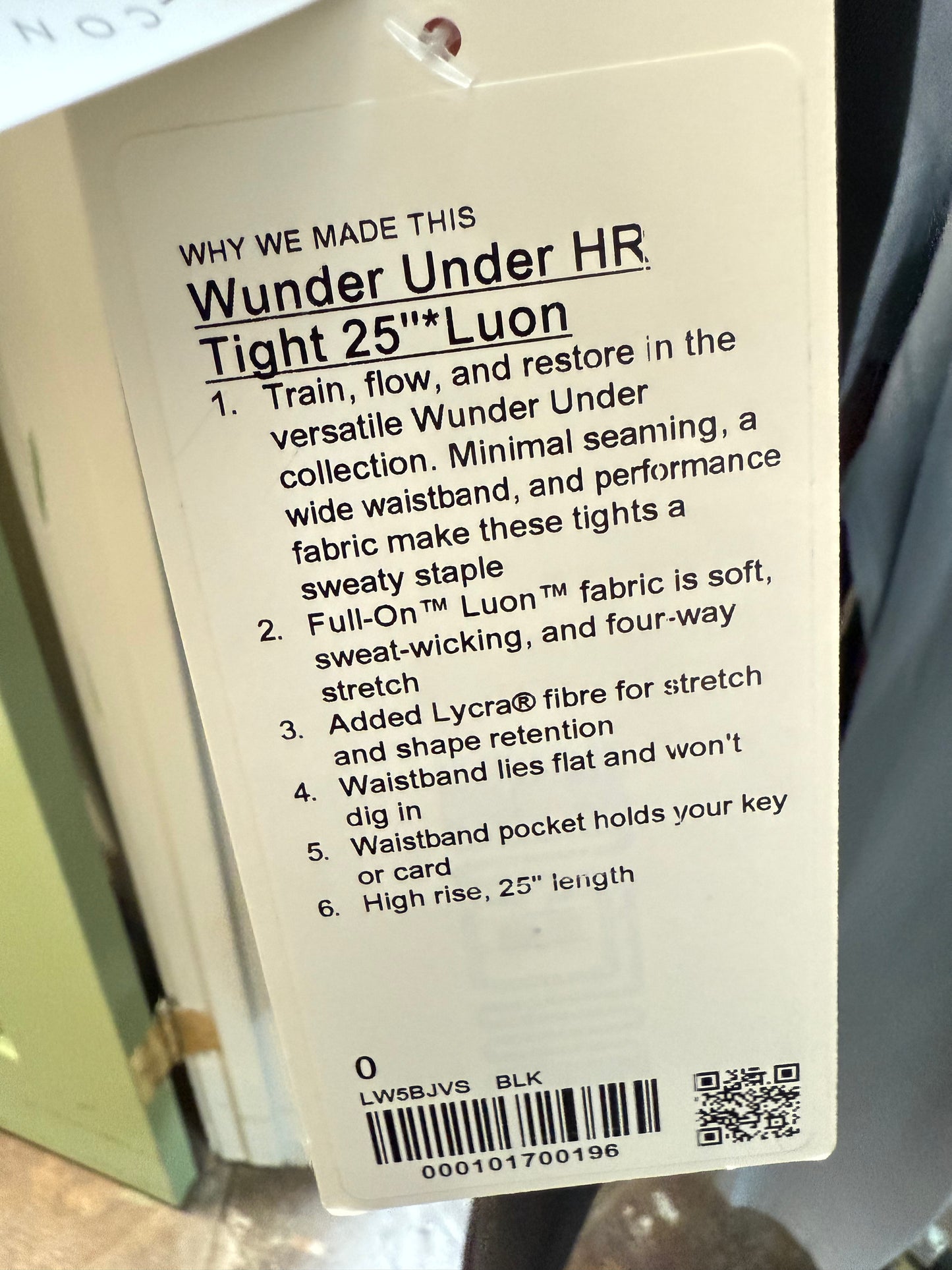 Lululemon Wunder Under HR Tight 25” (0)