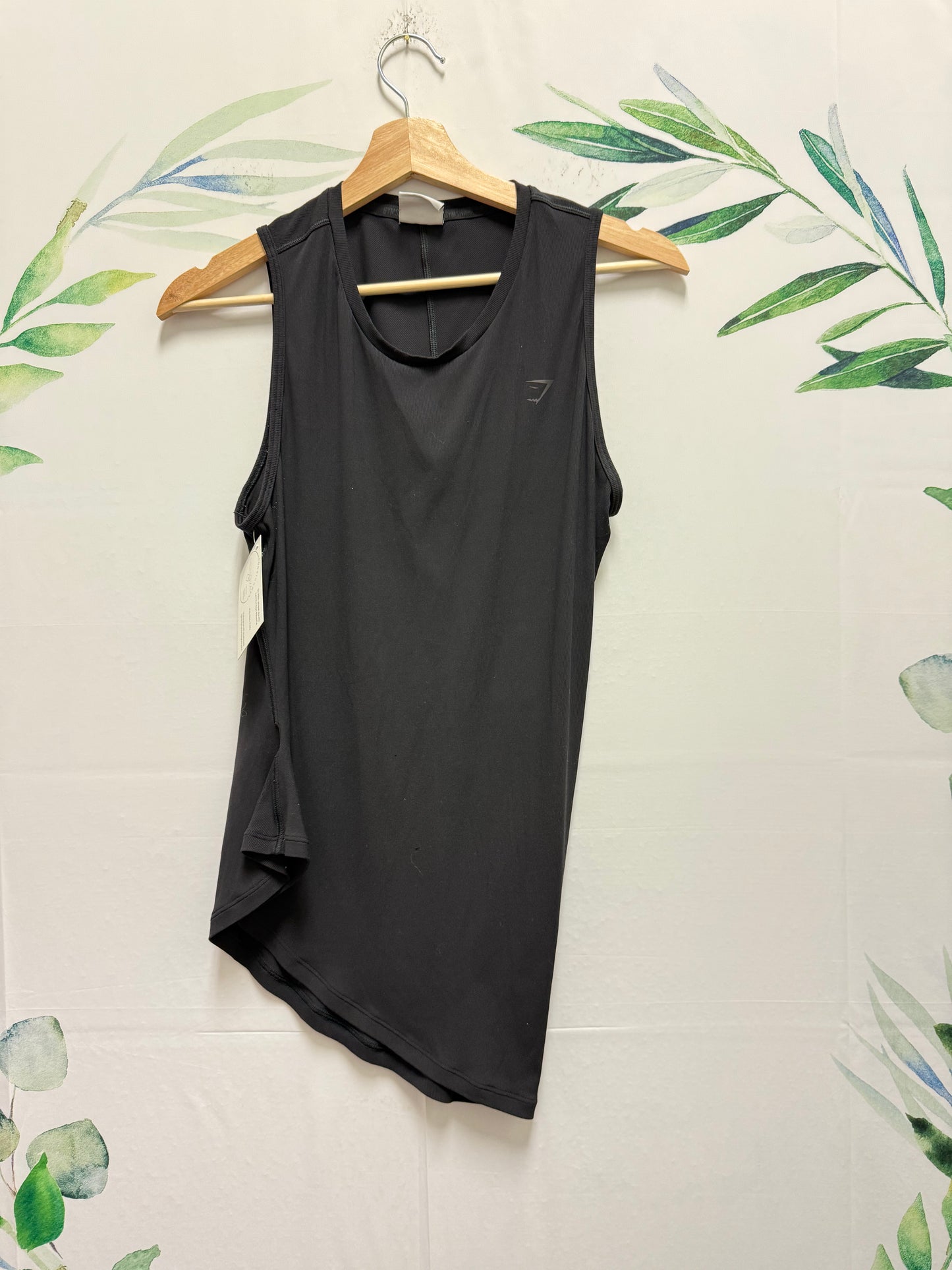 CLEARANCE Gymshark Asymmetrical Ribbed Tank (L)