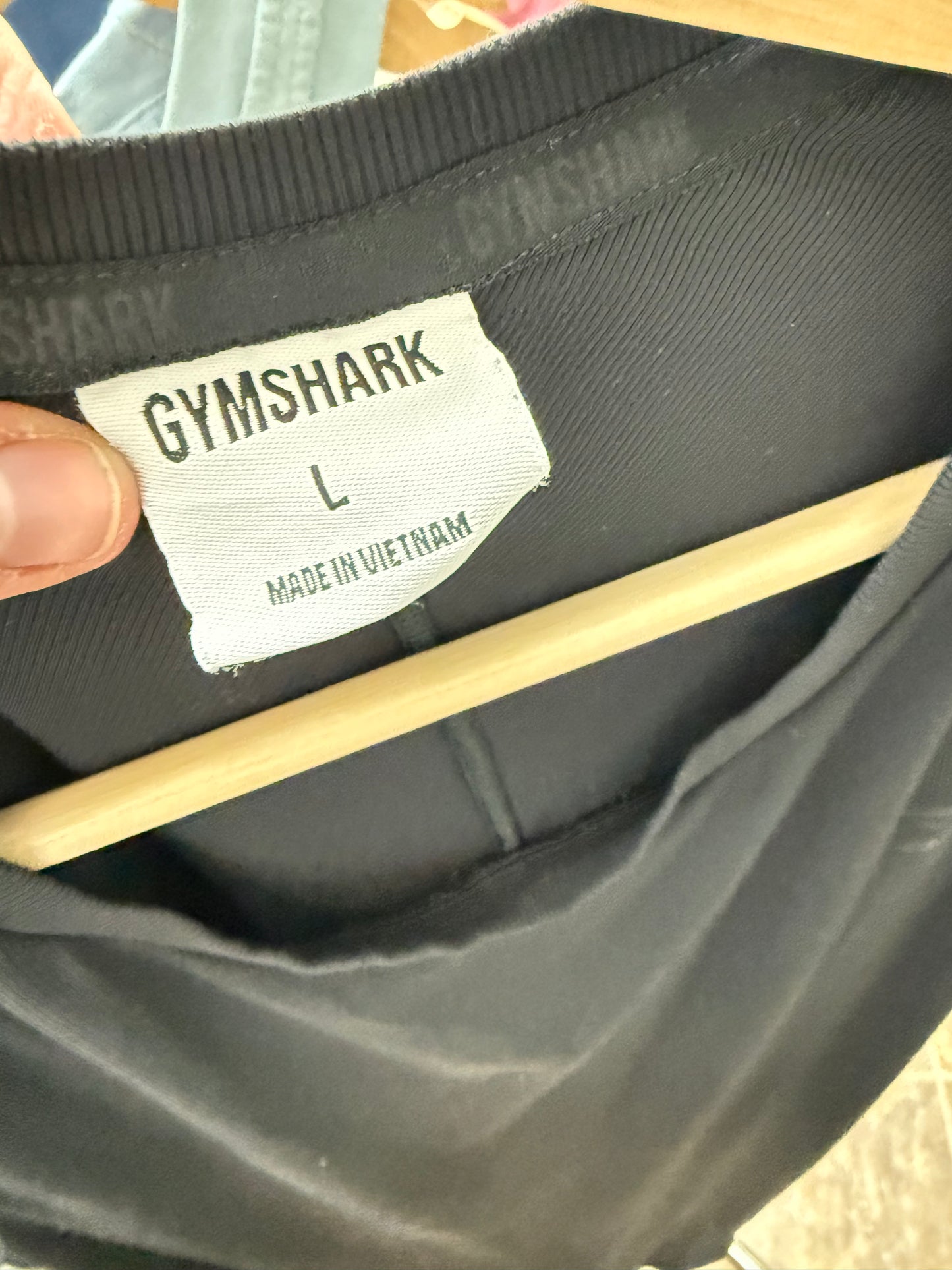 CLEARANCE Gymshark Asymmetrical Ribbed Tank (L)
