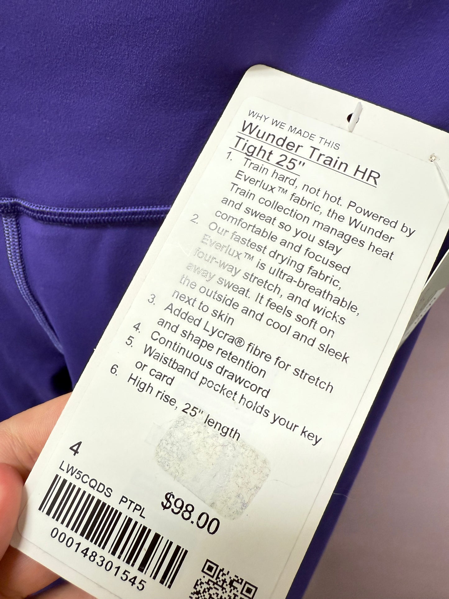 Lululemon Wunder Train HR Tight 25” (4)