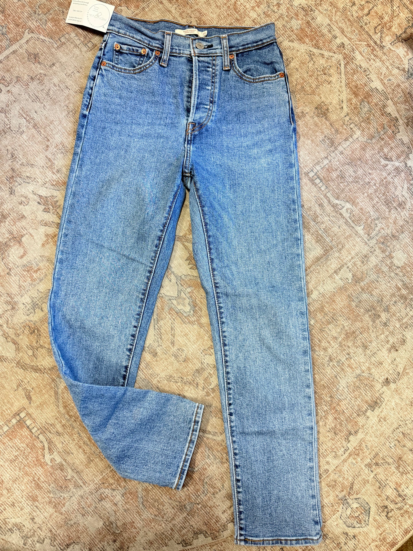 Levi Wedgie Straight HR Jeans (25x28)