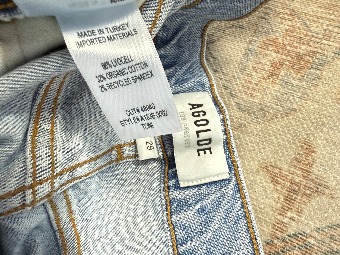 Agolde Toni HR Jeans (29x28)
