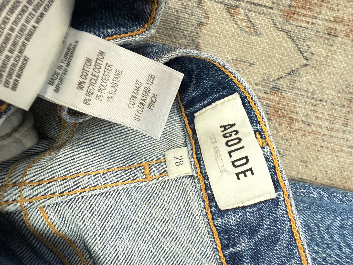 Agolde Pinch Waist HR Jeans (28x28)