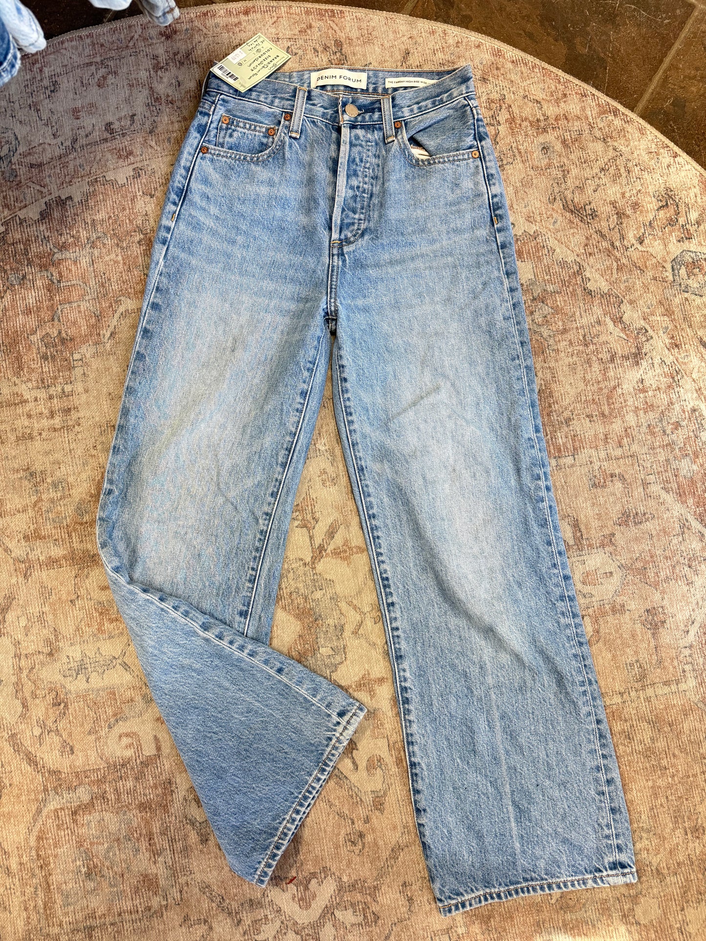 Denim Forum Farrah Wide Leg Jeans (23x28)