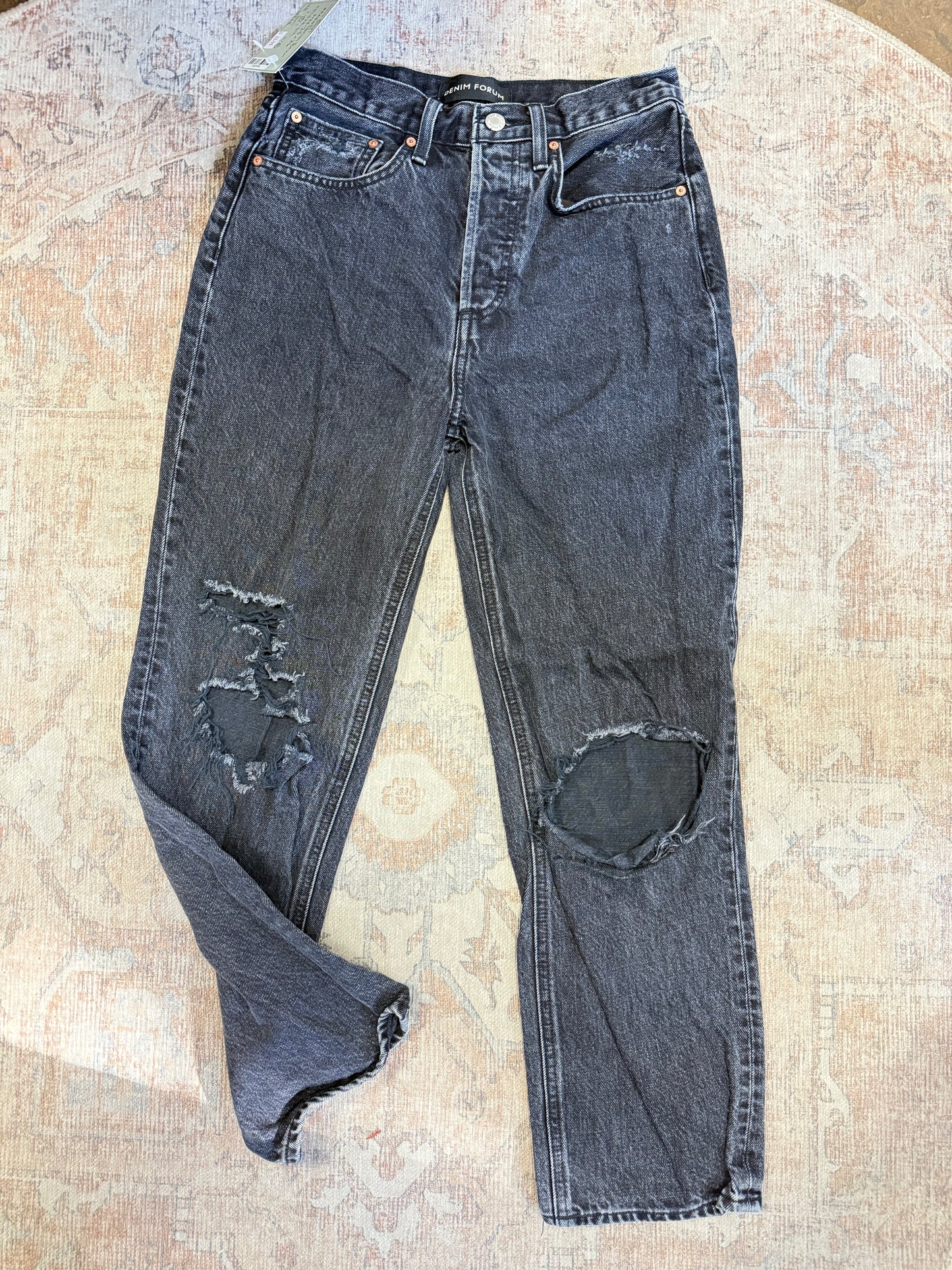 Denim Forum Joni Loose HR Jeans (25x26)