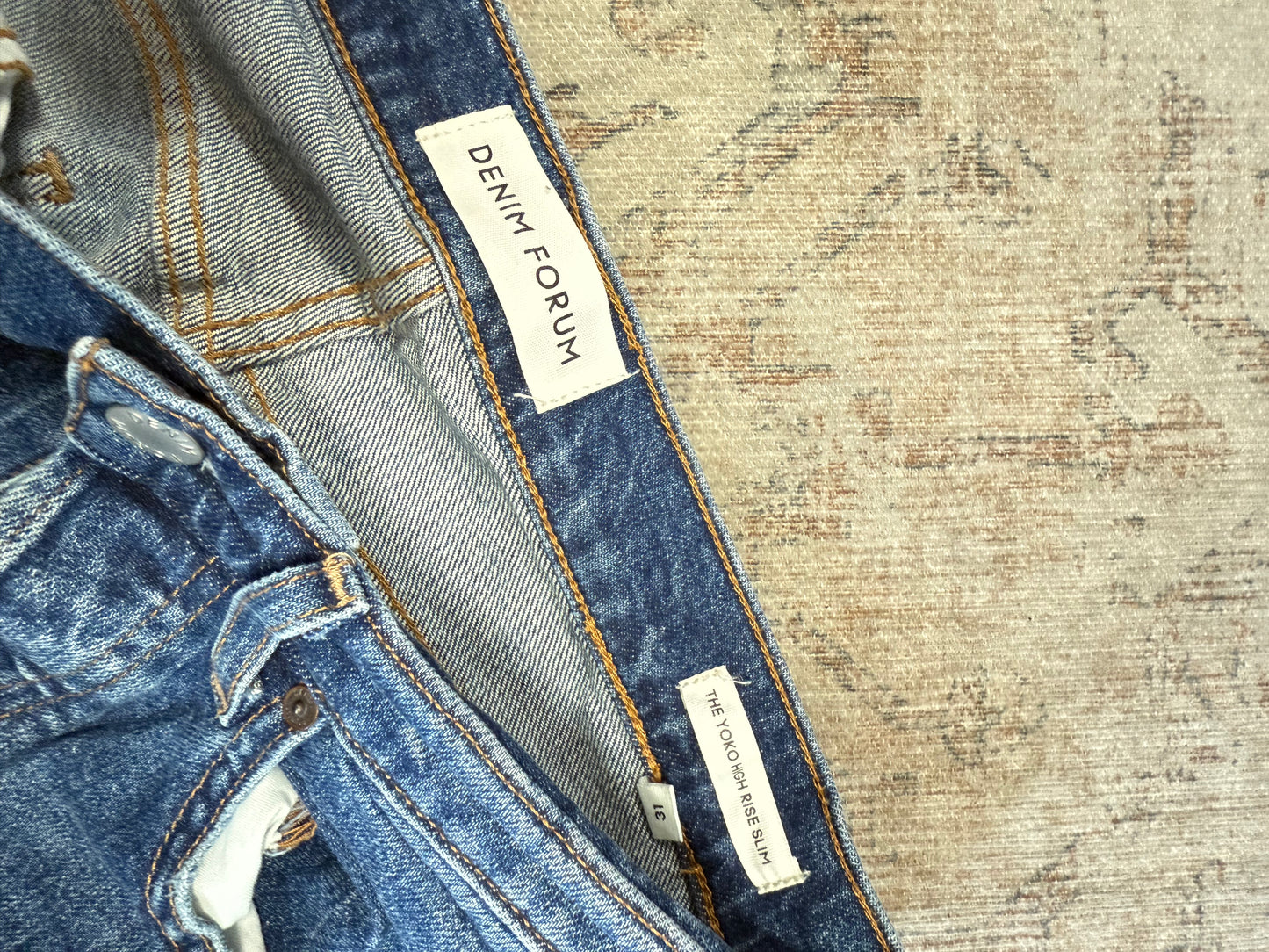 Denim Forum Yoko Slim HR Jeans (31x27)