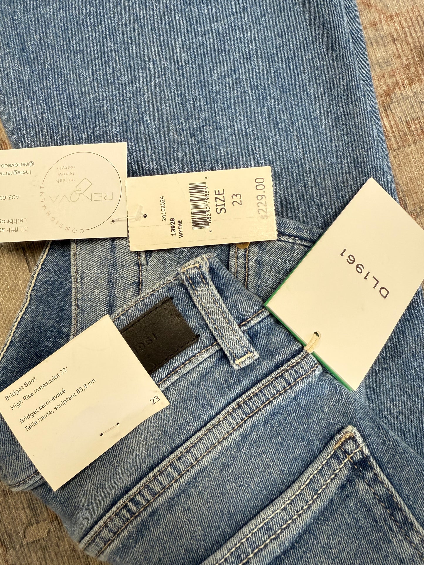 DL1961 Bridget Boot HR Jeans (23x33)