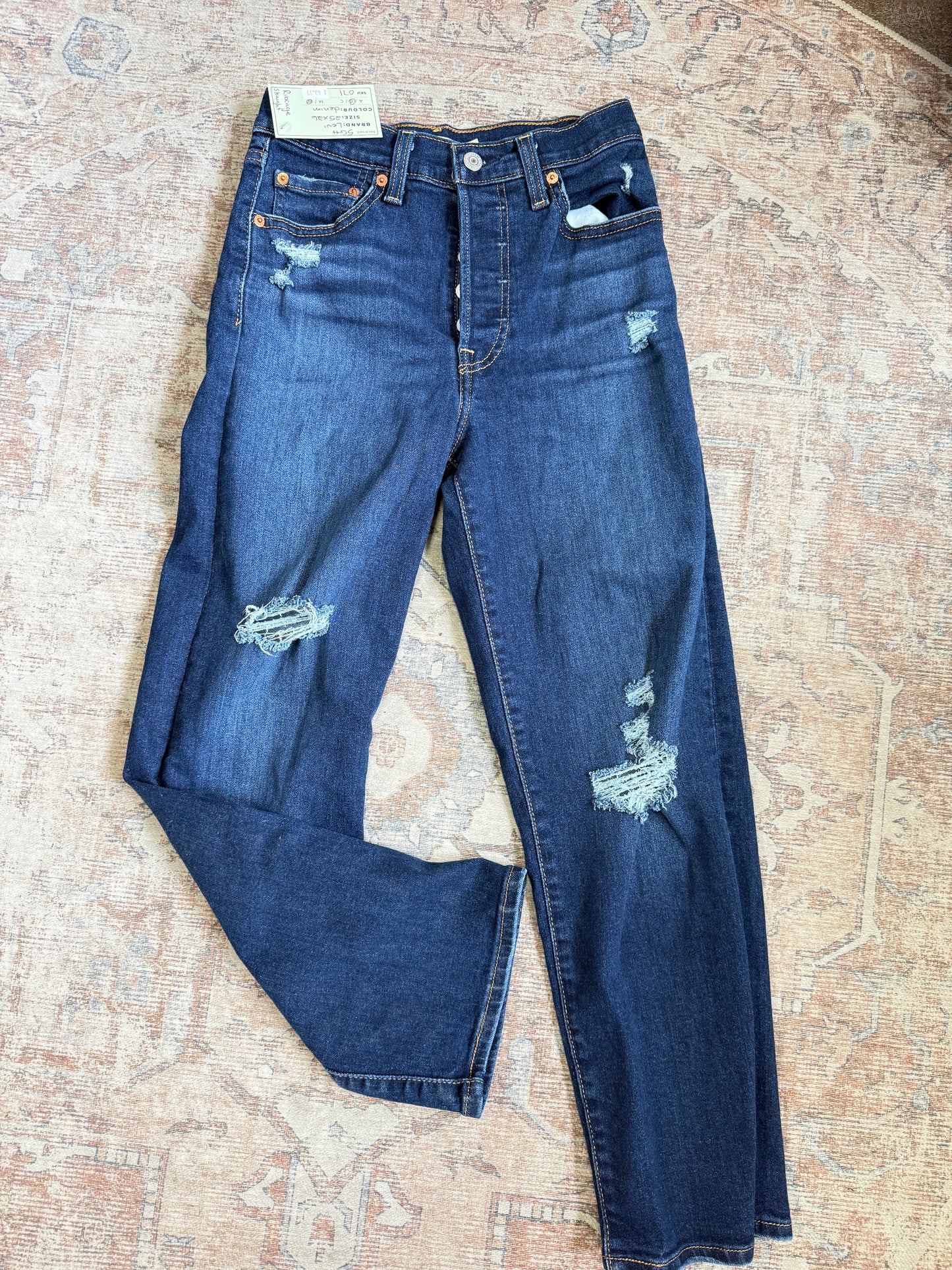 Levi Ribcage Straight HR Jeans (25x26)