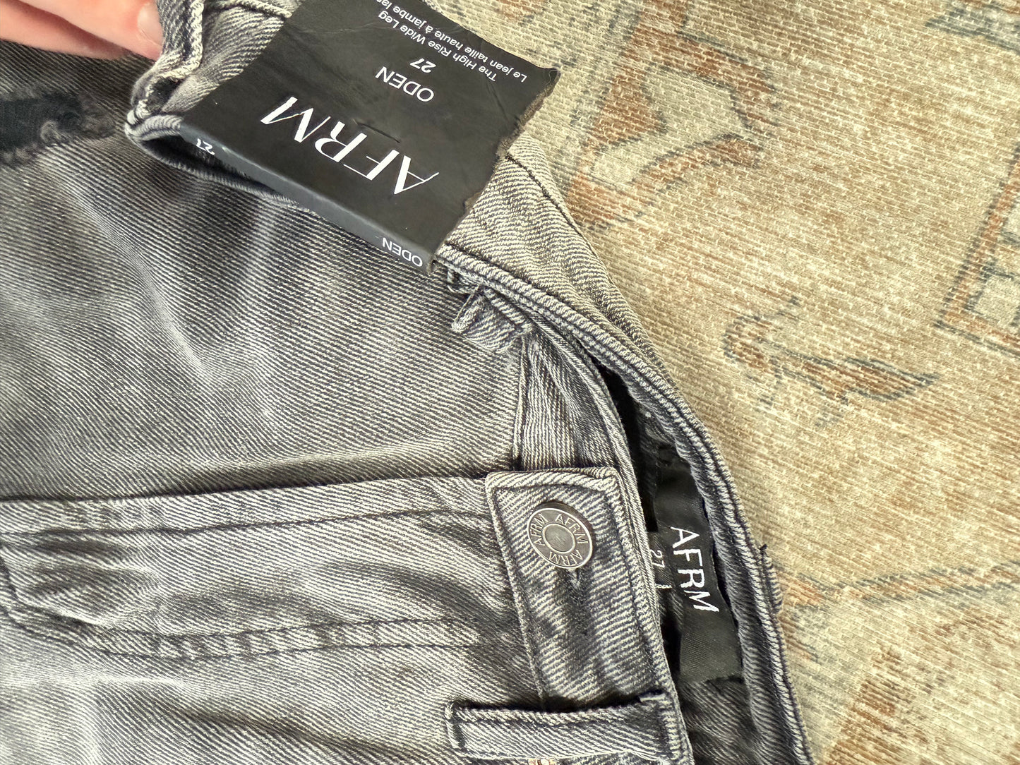 Afrm Oden Wide Leg HR Jeans (27x32)