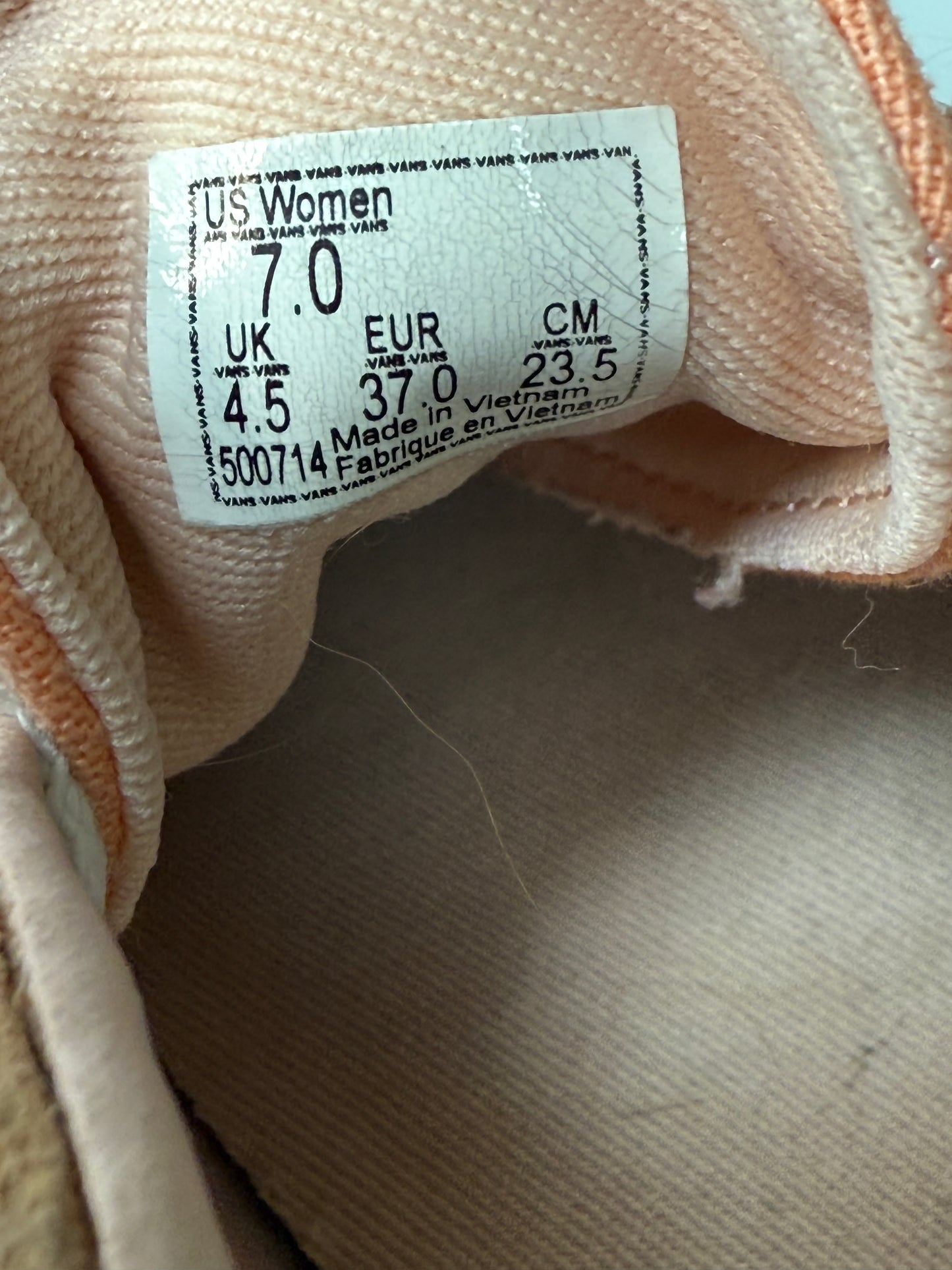 Vans Old Skool Sneakers (Womens 7)