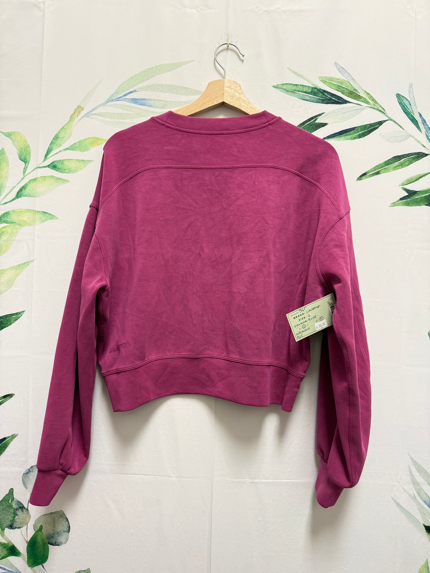 Lululemon Softstreme Perfectly Oversized Cropped Crew (6)
