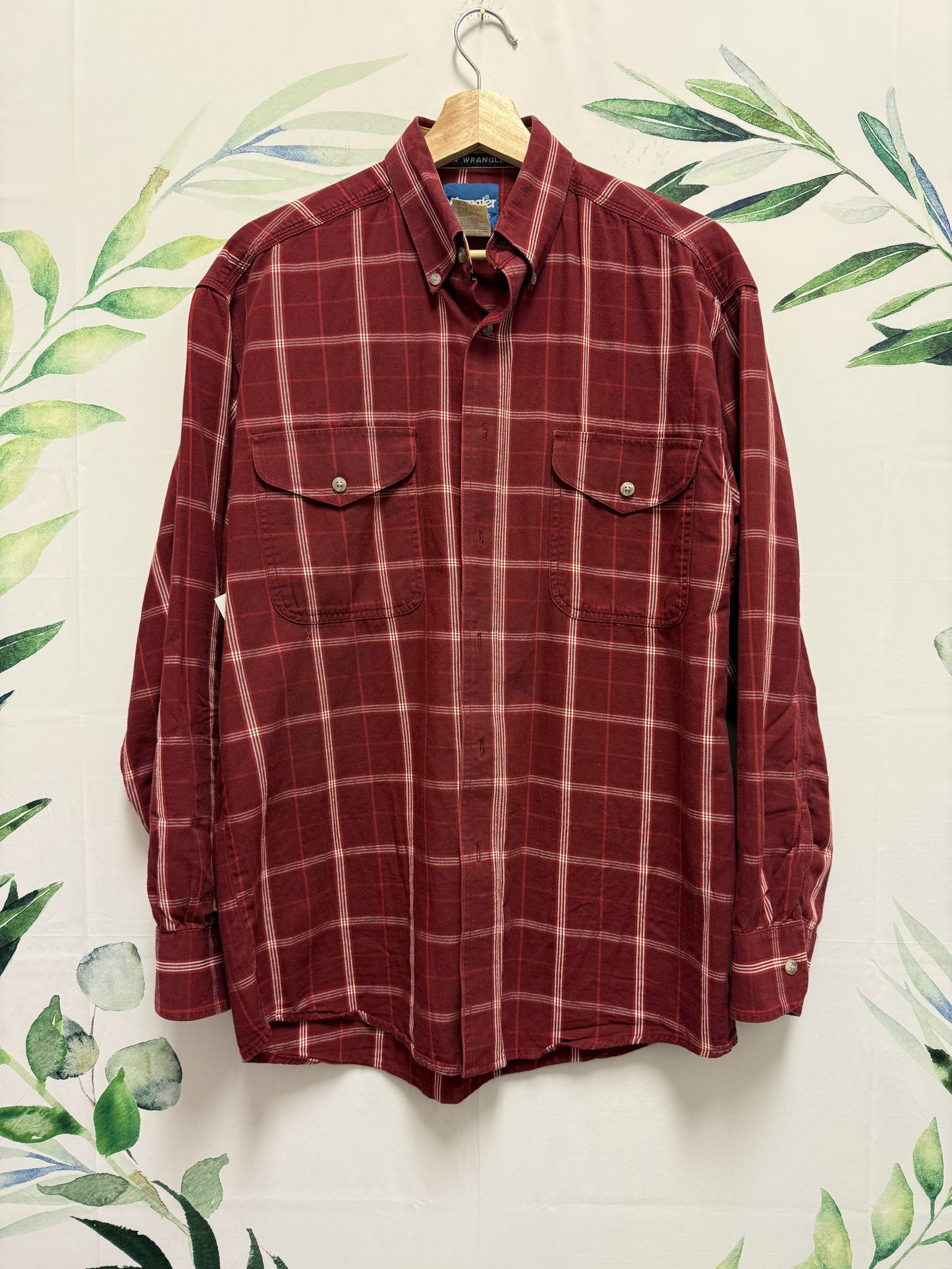Wrangler Flannel Button Up (M)