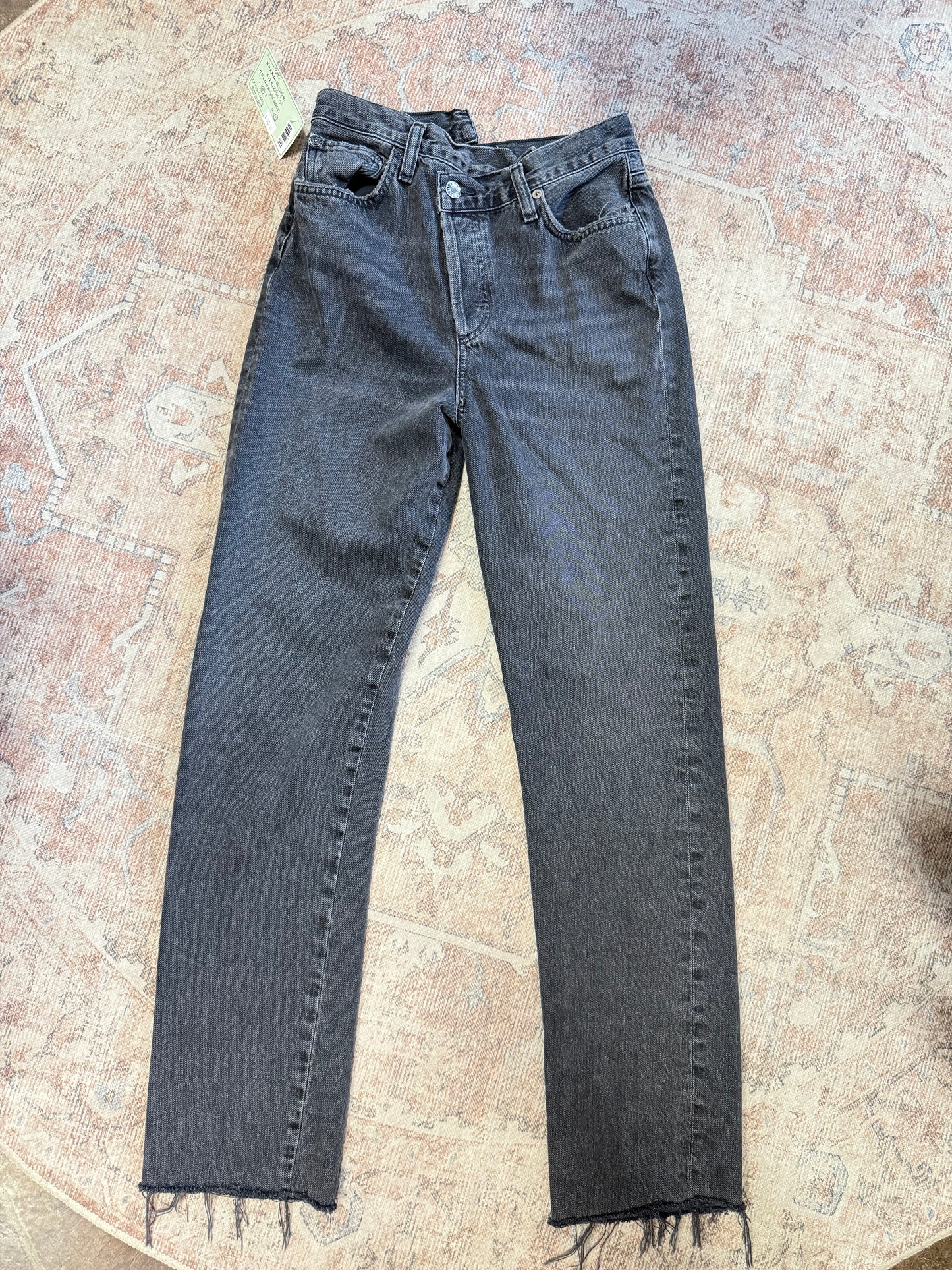 Agolde Criss Cross Straight HR Jeans (25x31)