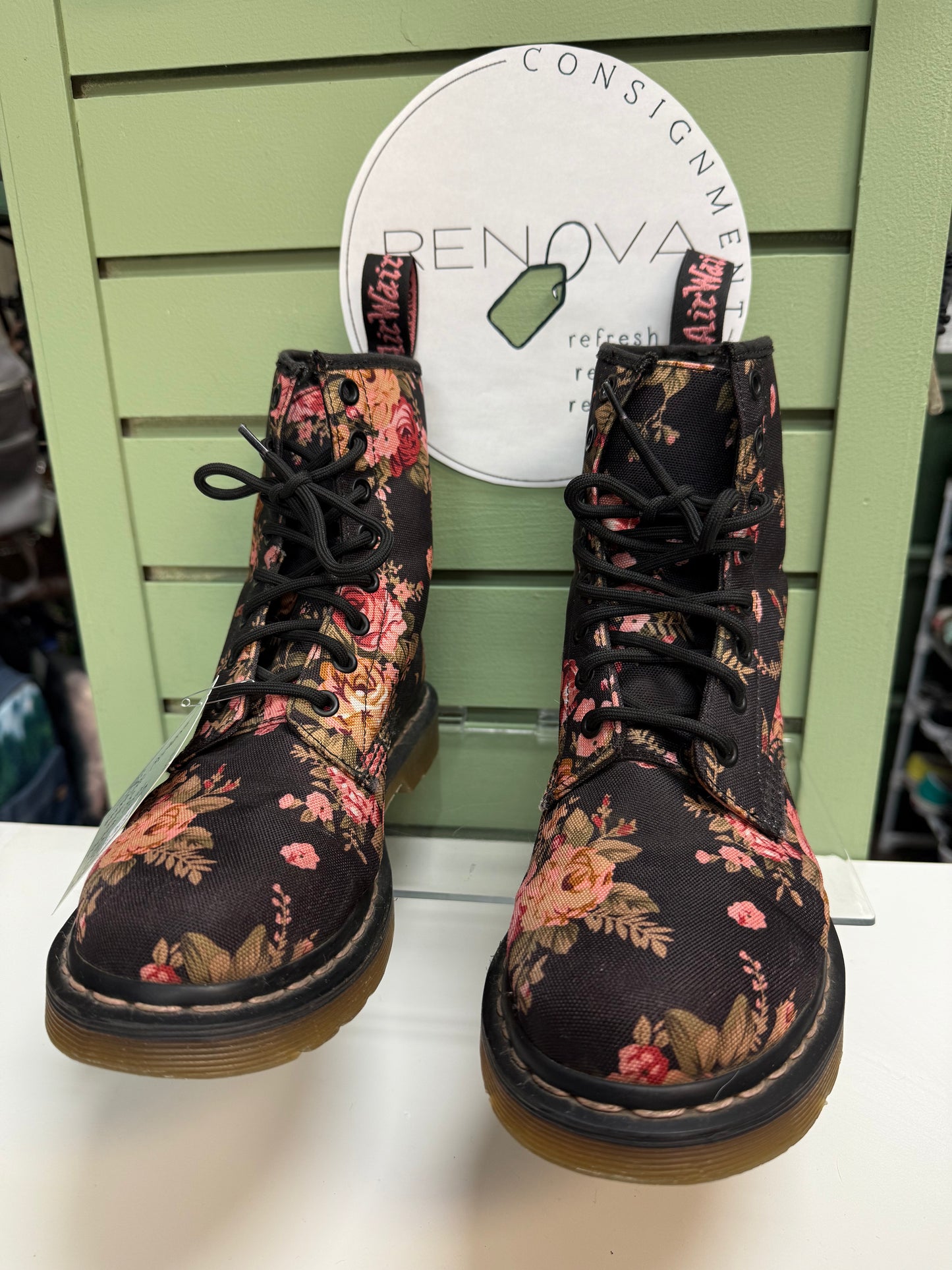 Doc Martens 1460 Original Fabric Boots (Womens 8)