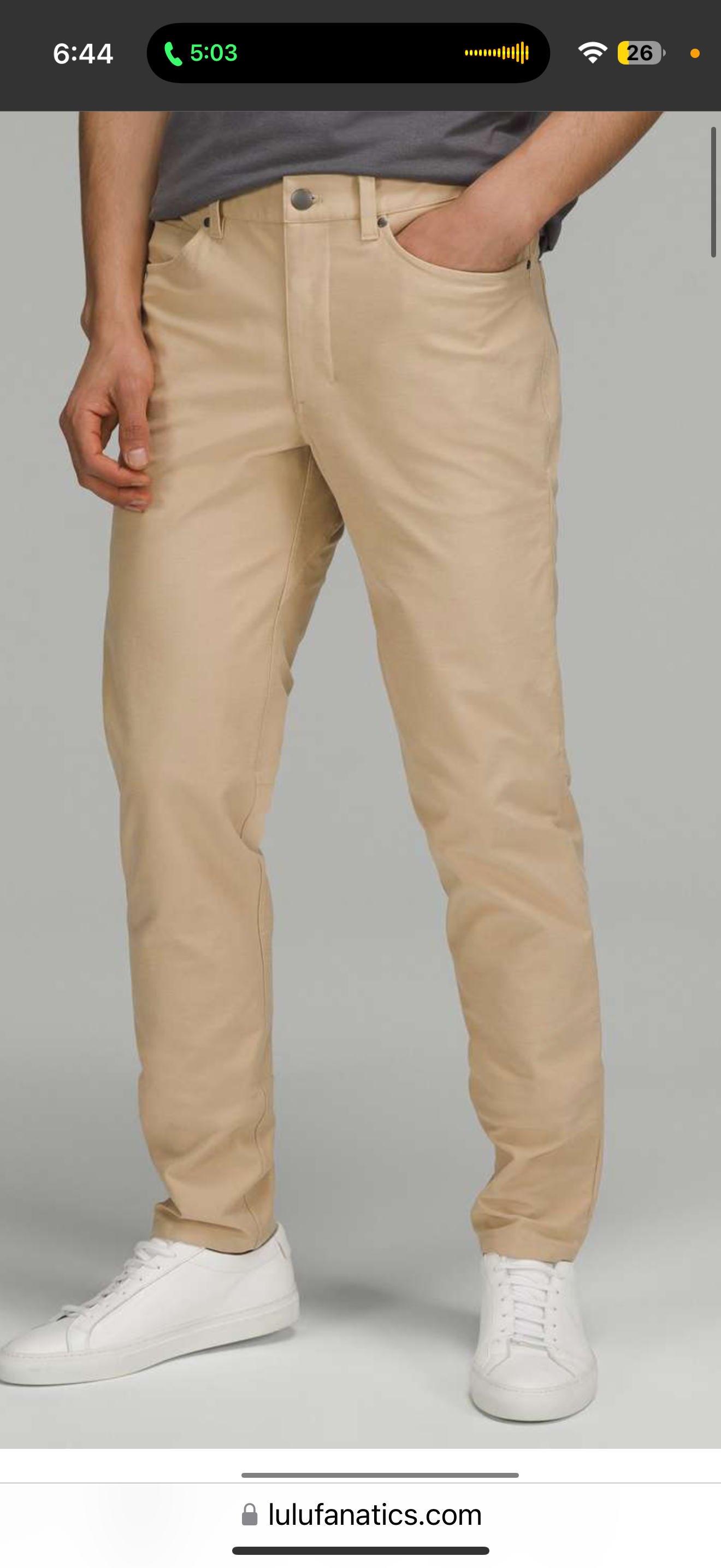 Lululemon ABC Slim Pant (28x32)
