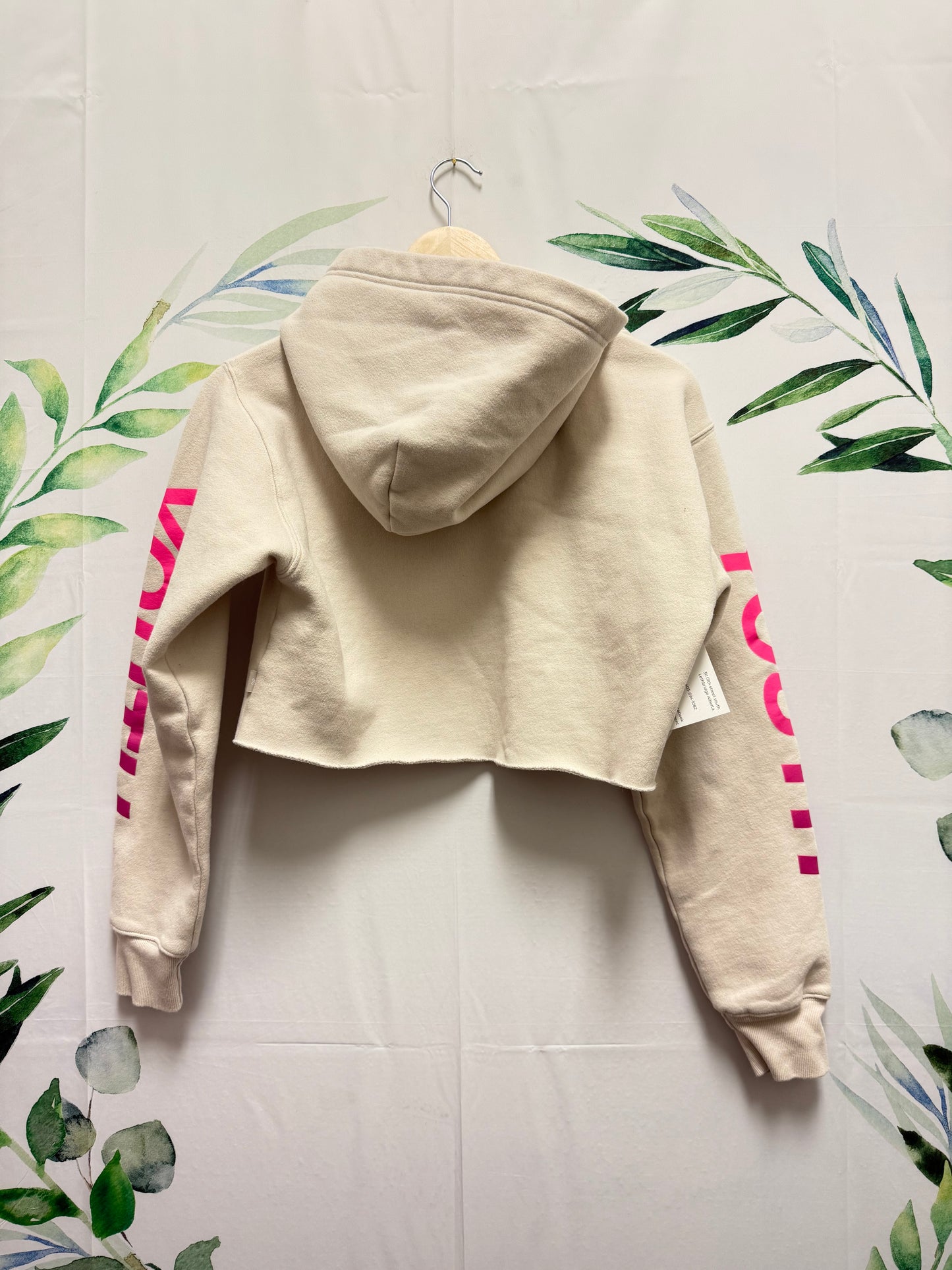 Aritzia TNA Sweatfleece Perfect Crop Hoodie (XS)