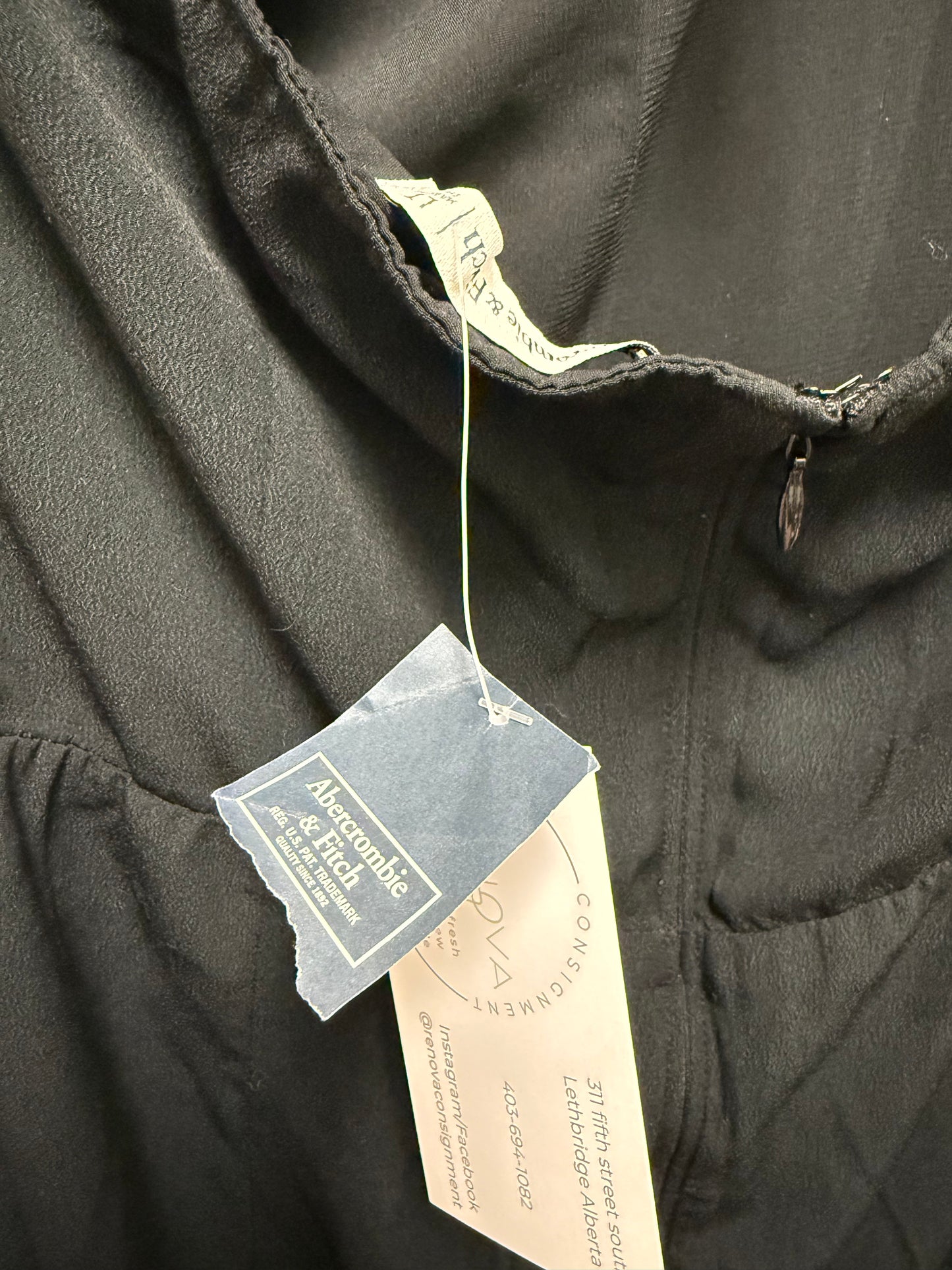 Abercrombie Halter Mini Dress (L tall)