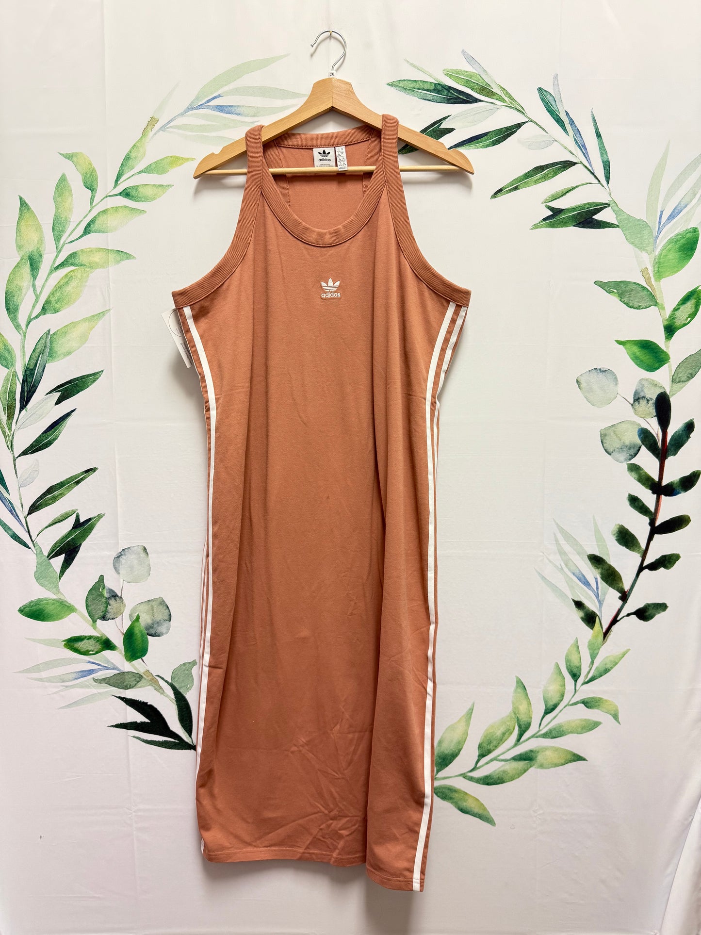 Adidas Classic 3 Stripe Tank Dress (2XL)