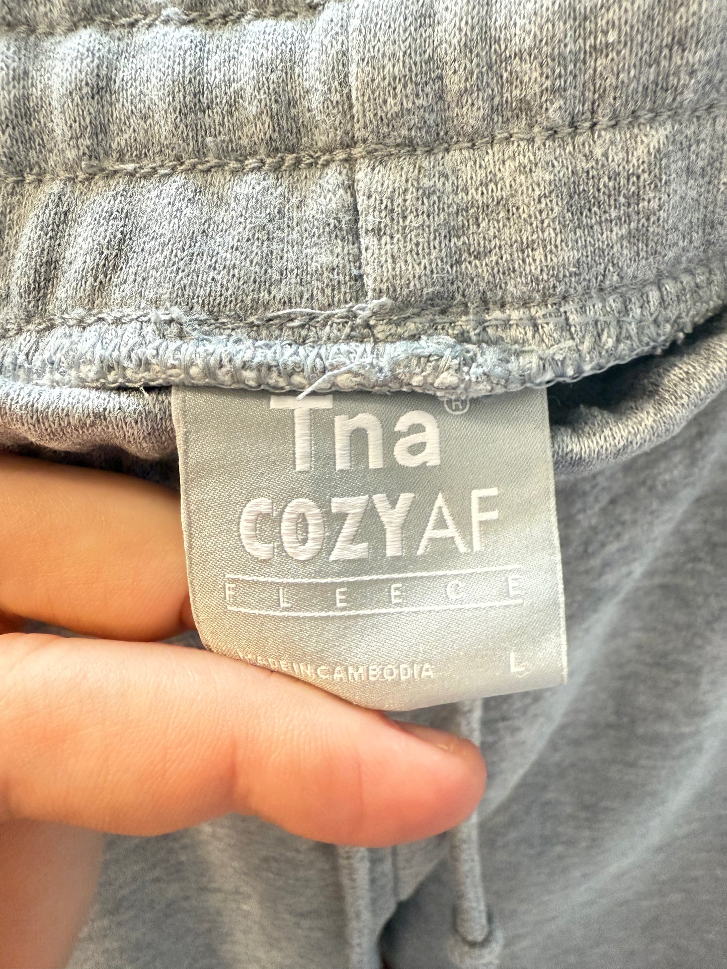 Aritzia TNA CozyAF Fleece Sweatpants (L)