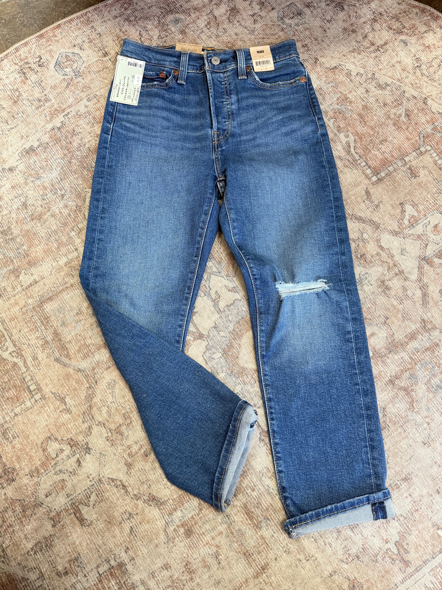 Levi Wedgie Straight HR Jeans (26x26)