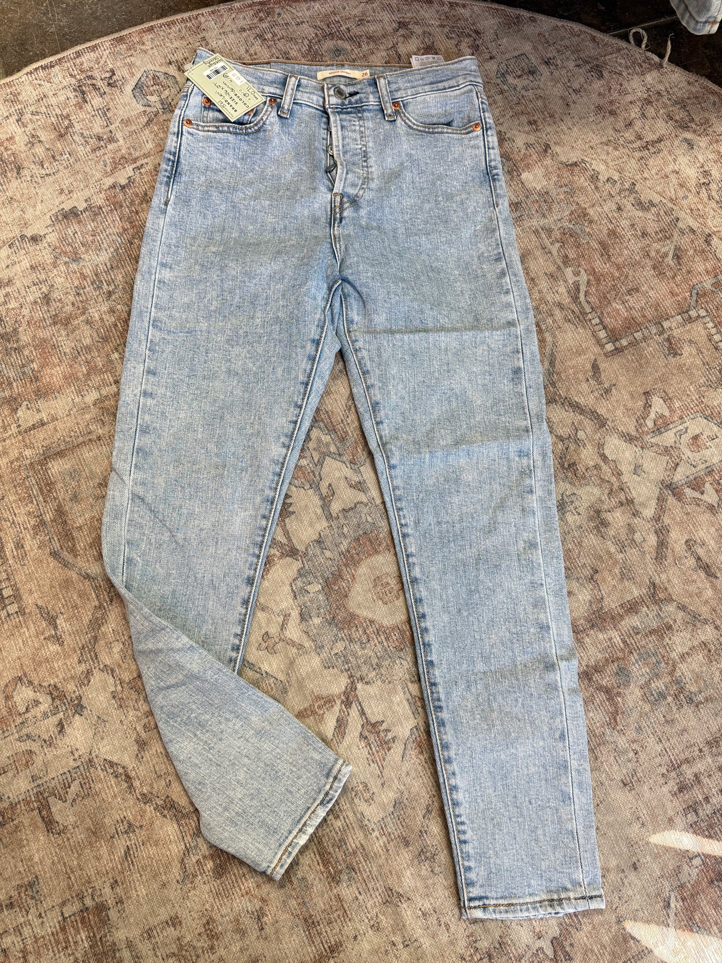 Levi Wedgie Skinny HR Jeans (26x27)